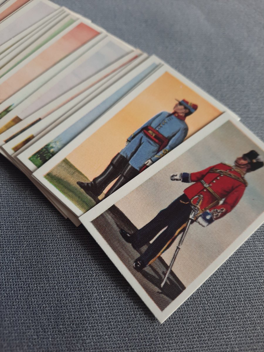 DAILY OFFER!!!

Barratt - Soldiers of the World 1966

#soldier #Soldiers #Military #Collectibles #TradingCards 

londoncigcard.co.uk/daily

londoncigcard.co.uk

Price for complete set:
Catalogue Price £25.00
Special Offer £19.50