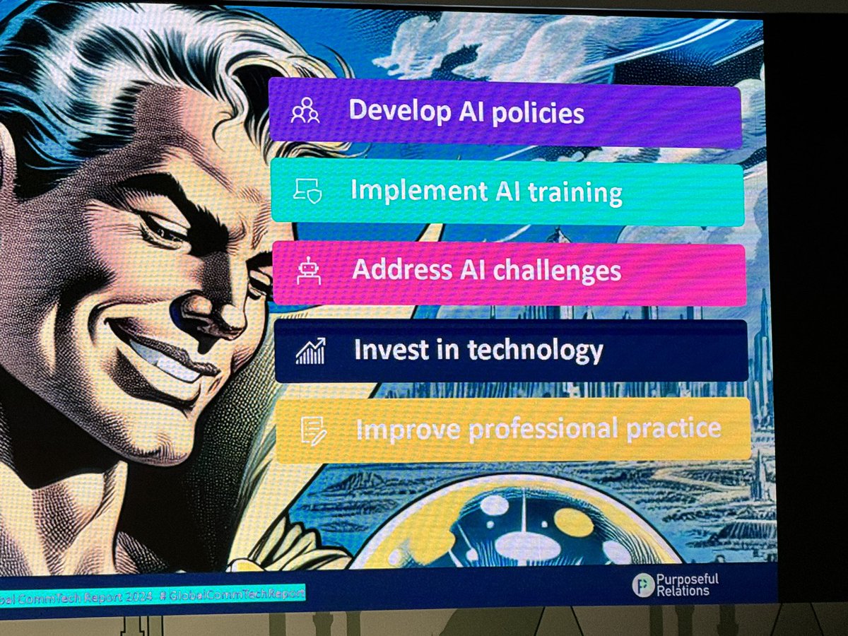 Lars Voedisch (@larsv) on Twitter photo Global CommTech Report - #AI all the way? Not just shiny new tools, but making #technology work for you
<a href="/stuartbruce/">Stuart Bruce | The PR Futurist đź’ˇ</a> #ICCOGlobalSummit Global CommTech Report - #AI all the way? Not just shiny new tools, but making #technology work for you
<a href="/stuartbruce/">Stuart Bruce | The PR Futurist đź’ˇ</a> #ICCOGlobalSummit