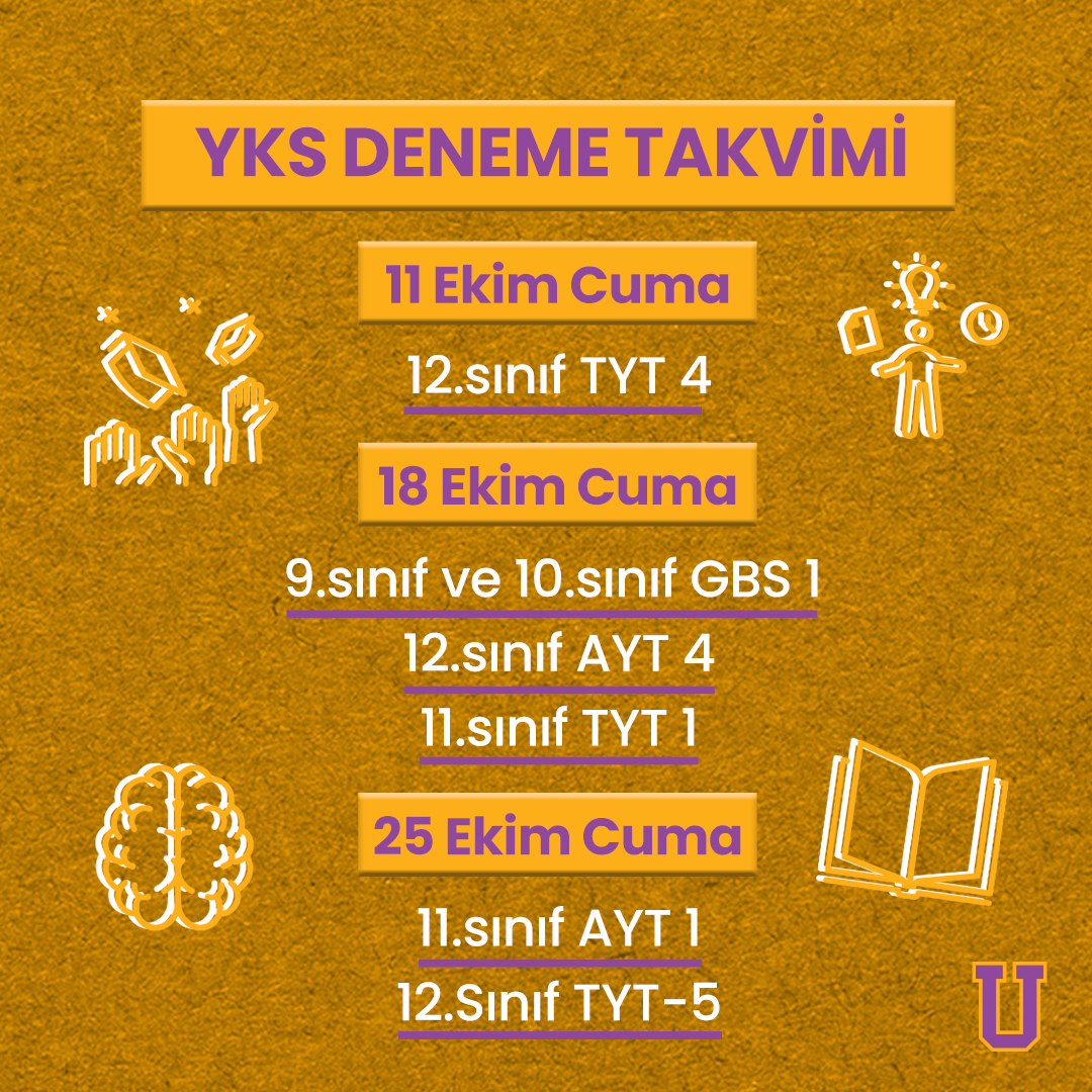 Uğur Okulları olarak, düzenlediğimiz deneme sınavlarıyla öğrencilerimizin bilgi ve becerilerini pekiştirmeyi amaçlıyoruz.

Her hafta gerçekleştirilen deneme sınavları, sınav tecrübesi kazanımını ve akademik hedeflerin belirlenmesini sağlıyor.

Başarıya giden yolda ilk adımınızı