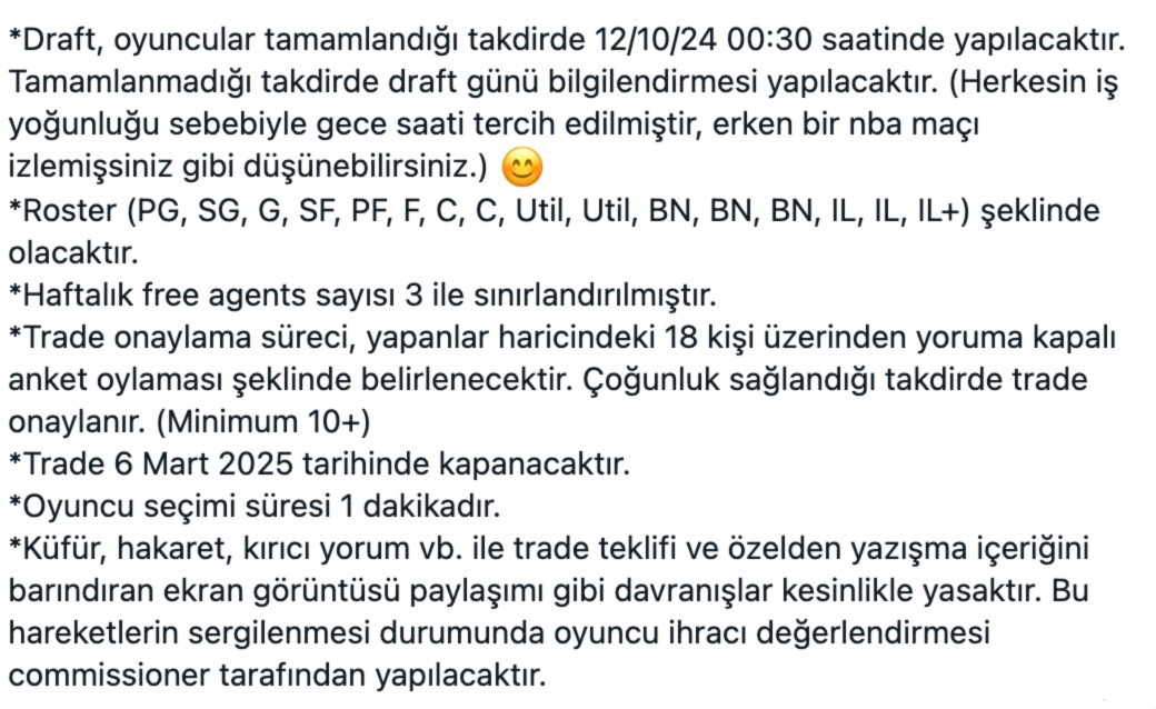 theberkingg's tweet photo. @ClutchPage Arkadaşlar merhaba, 20 takım 9-cat snake draftlı ligimize deneyimli ve aktif oyuncular arıyoruz. Profesyonel bir rekabet için ben de varım diyorsanız mesaj atabilirsiniz. Lig kuralları aşağıdaki gibidir: https://t.co/BGktEjrBd8