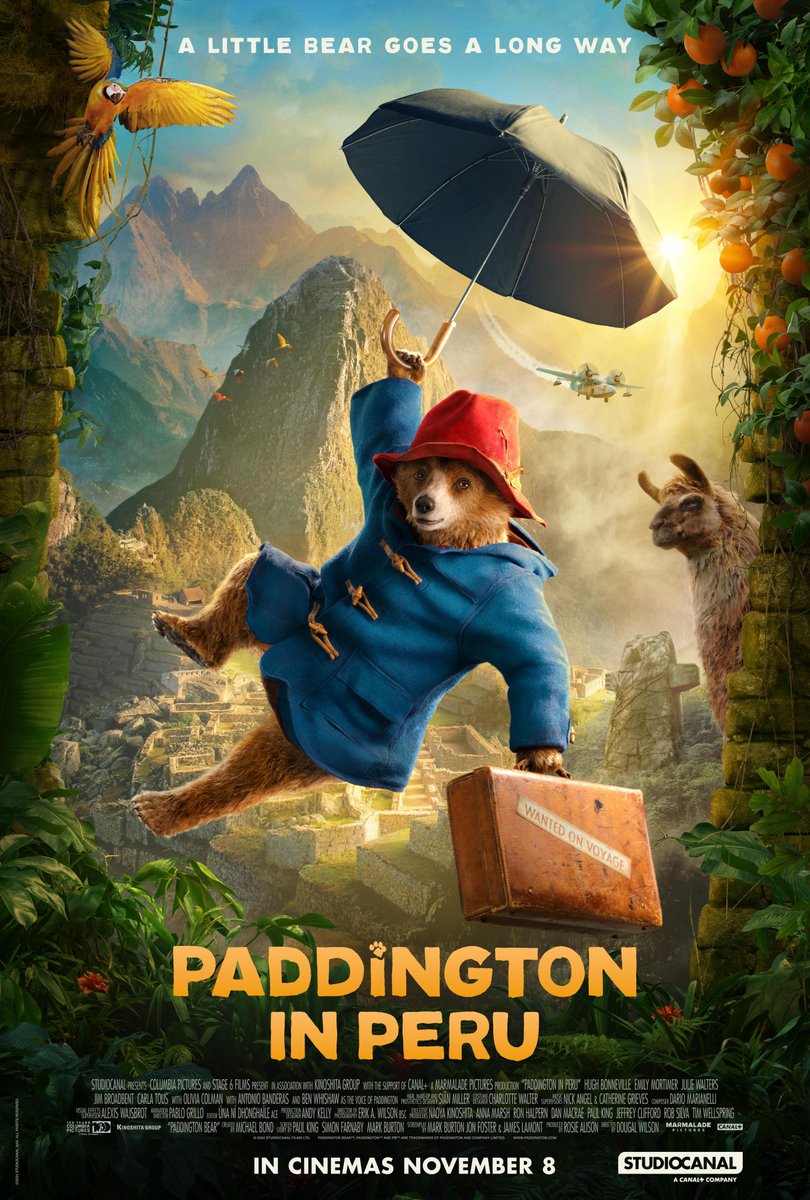 One umbrella can take you places. #PaddingtonInPeru