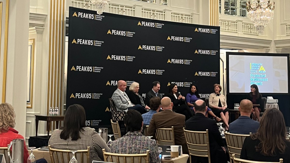 limra_retire's tweet photo. More Americans are approaching retirement age than ever before. @JeanChatzky is talking directly with some of these #Peak65 consumers right now to learn more about their retirement fears, aspirations, and current plans. #ALISummit24 https://t.co/Y6s8d3e57R