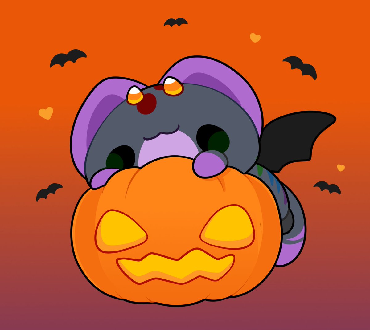megasarts's tweet photo. SPOOKY MONTHHHH 🎃🦇🩸 IM SO EXCITED https://t.co/x0g0v3wk8J