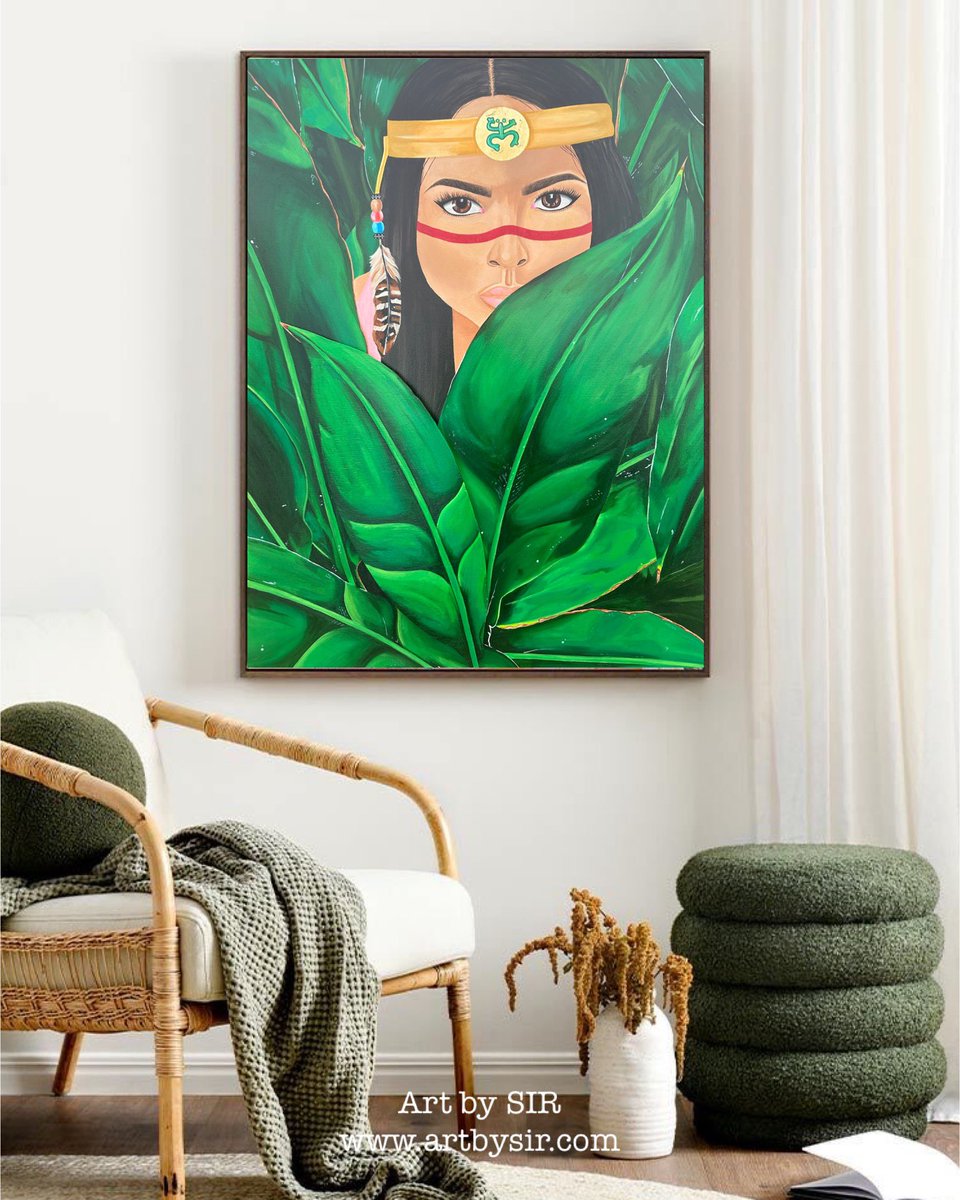 artbysir's tweet photo. Hi my heARTs. 🫶🏼 It’s finally available! Elevate your living and work spaces with Guanina’s captivating beauty. Embrace your Taino roots, and get your copy print now on my website. Link in bio. 🤎✨ https://t.co/p8Yg7EYfgv
