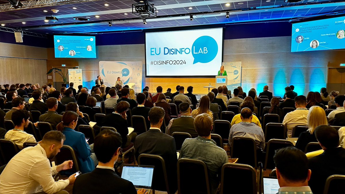 We are proud to support the <a href="/DisinfoEU/">EU DisinfoLab</a> Conference in 🇱🇻Rīga this year, bringing together international experts to discuss #disinformation threats and to think critically about how we respond to them. 

🇺🇸 <a href="/StateDept/">Department of State</a> <a href="/TheGEC/">Global Engagement Center</a> expert Carrie Goux joined a panel on combatting