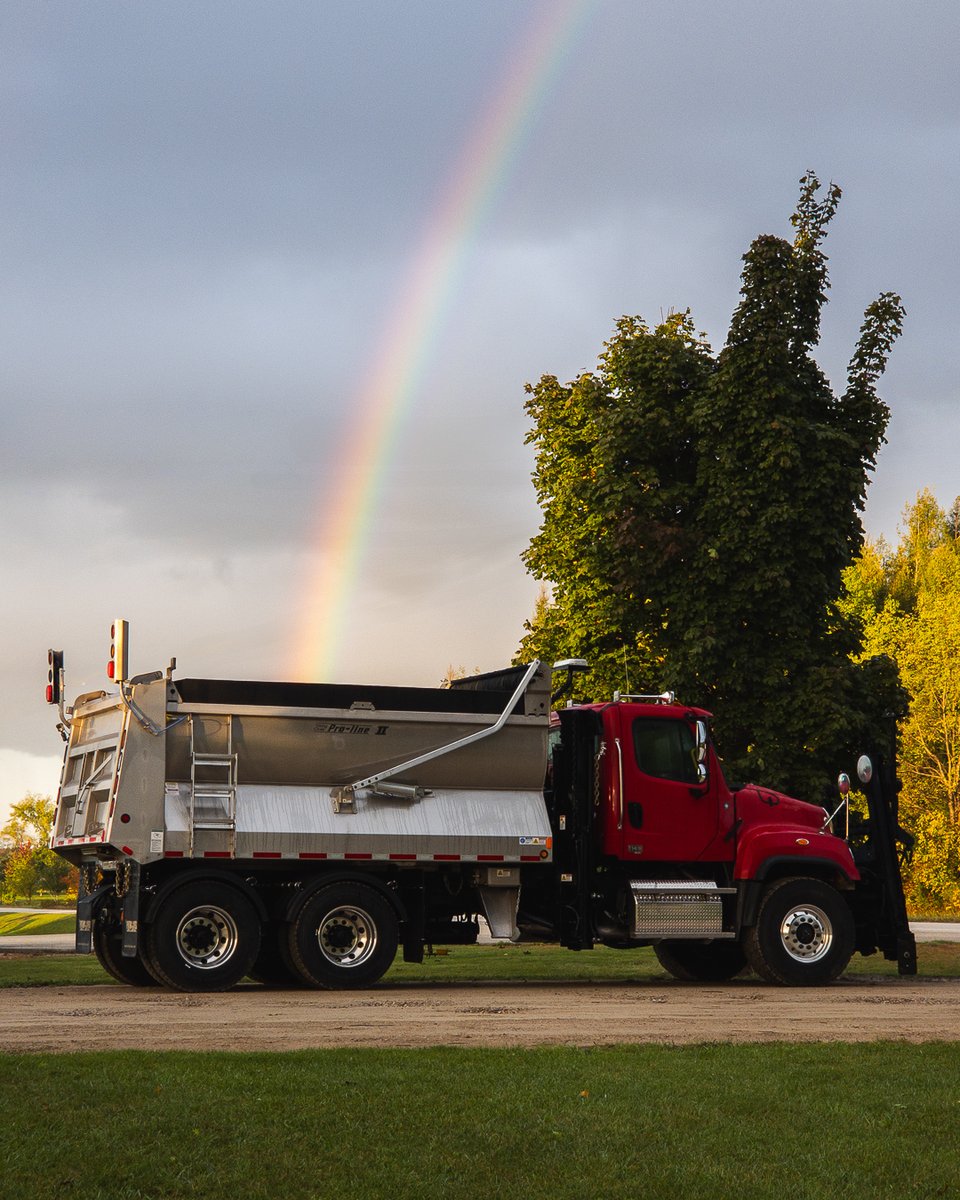Our pot of gold holds 15.4 cubic yards and is made of stainless steel.