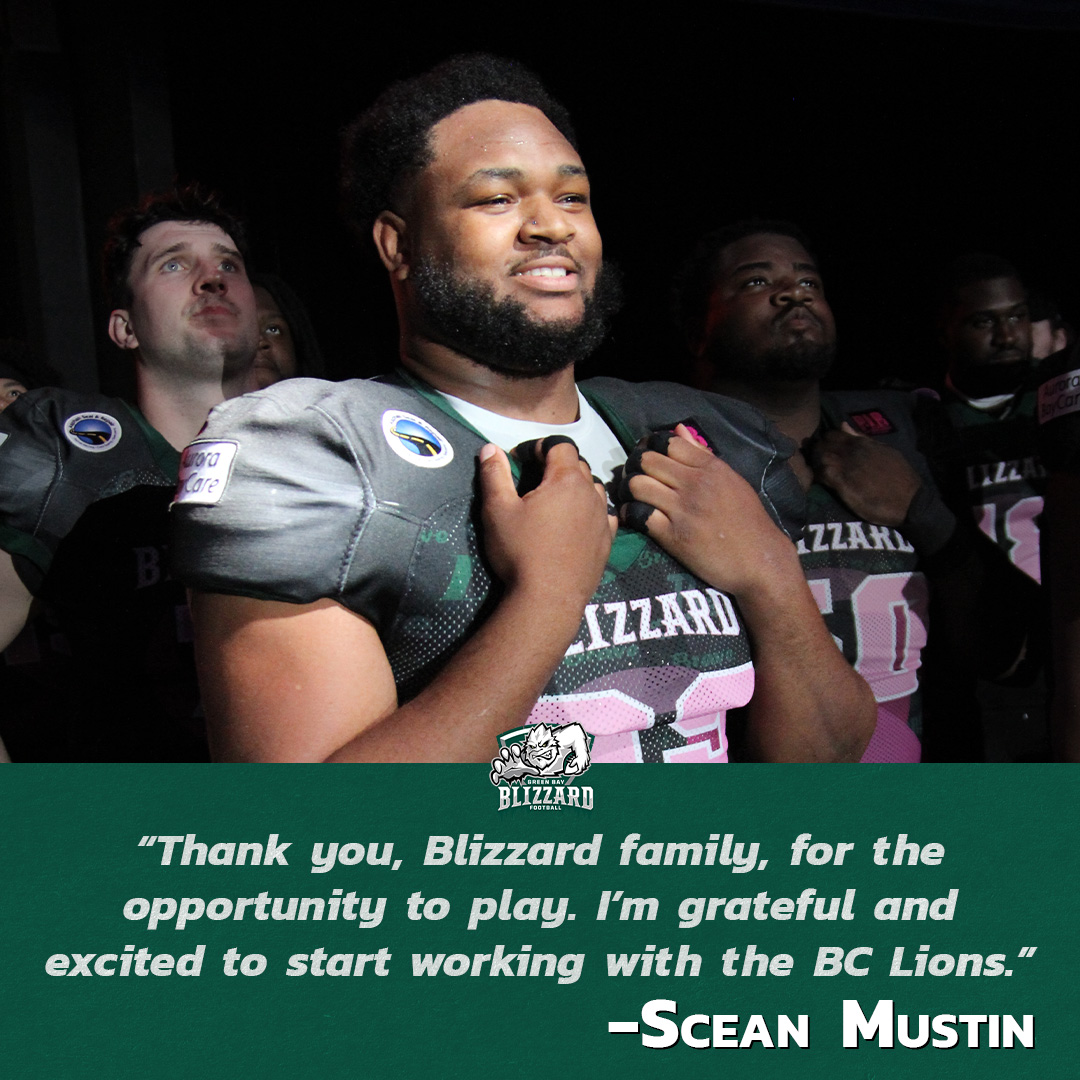 Good luck in the 2025 CFL season, <a href="/sceanmustin_/">Scean Mustin</a>!
