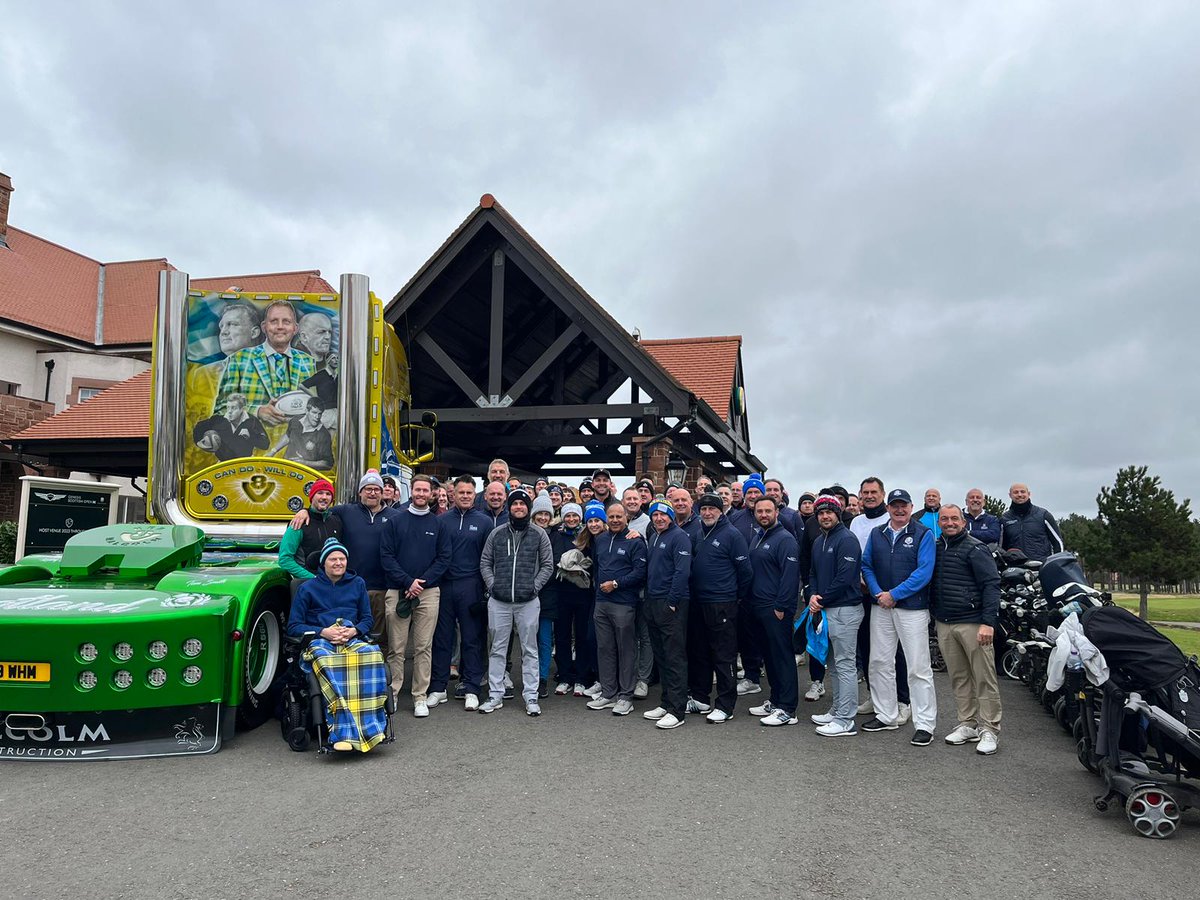 MNDoddie5's tweet photo. Underway at the Renaissance Club for the My Name'5 Doddie Golf Day ⛳

You might recognise a few familiar faces who've ditched studs for spikes today. Head over to our Instagram for regular updates throughout the day (and prizes to be won). https://t.co/l6qMl4DOGN