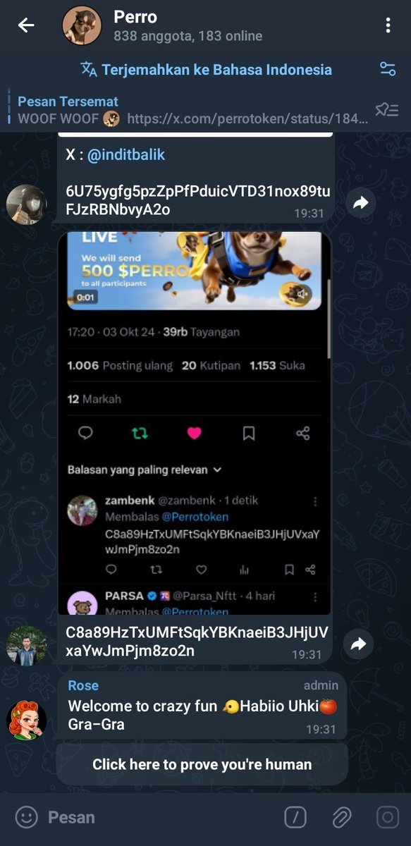 0xEnjoyy's tweet photo. @Perrotoken DfqAuBNoYQcCwfWCH7drNU2k8qAiKhekFh7yspTJqjbb

Done. https://t.co/beZ4U0Csww