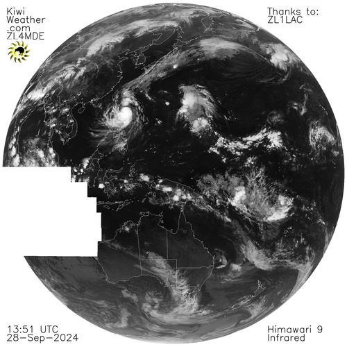 kiwiweather_com's tweet photo. Asia, Pacific, Australia, New Zealand - Himawari 9 infra red image. https://t.co/RU8aVYLfpz. #Australia #KiwiWeather https://t.co/NPeSjW79Bs
