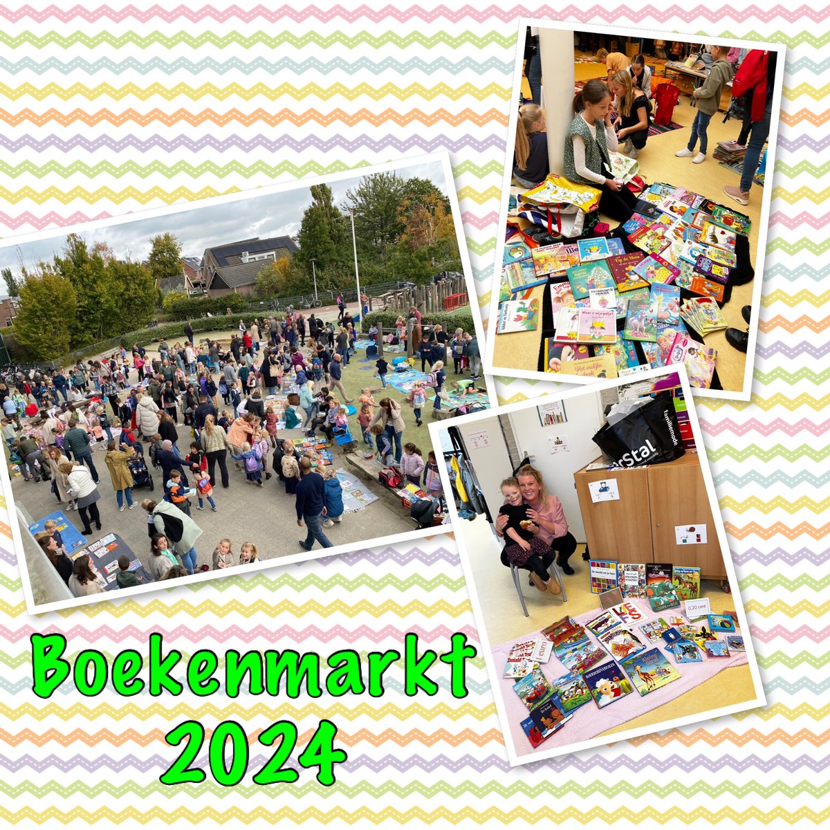Er zijn weer heel veel boeken gekocht en verkocht! #boekenmarkt #kinderboekenweek