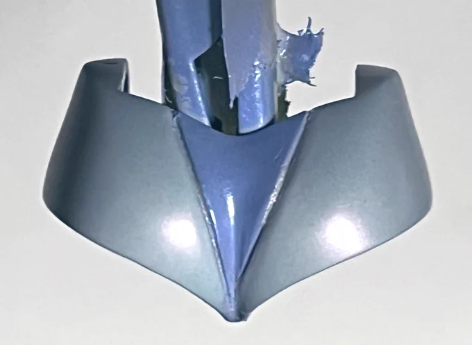 なんかウルトラマンみたい笑もう少し青強めで良かったかも 