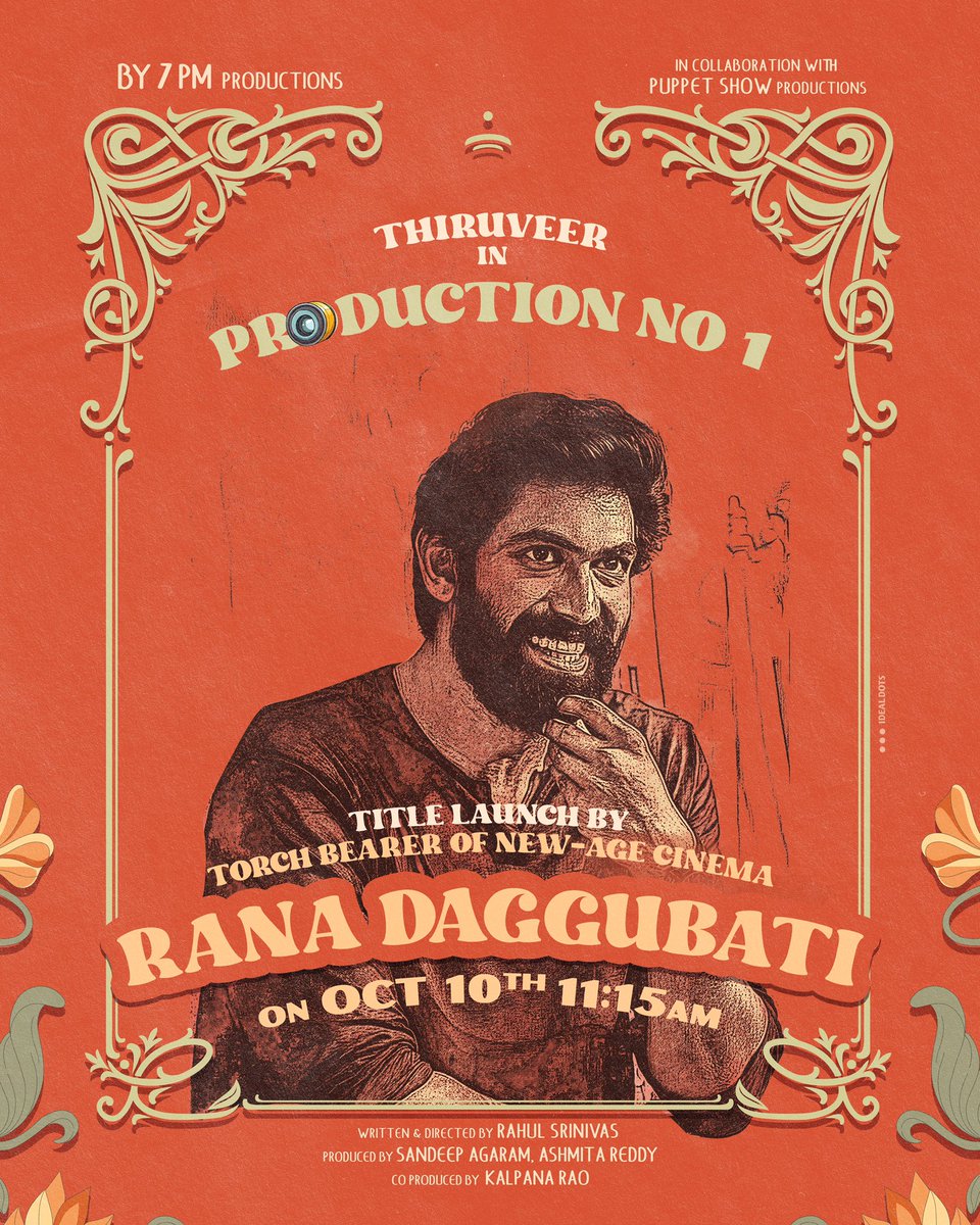 Prajnay Konigari (@prajnayk) on Twitter photo Thank you for making this happen for us, <a href="/RanaDaggubati/">Rana Daggubati</a> . Always encouraging and inspiring
<a href="/iamThiruveeR/">Thiruveer</a> #RahulSrinivas #TeenaSravya #Rohan <a href="/kalyannayak_ofl/">kalyannayak</a> #SandeepAgaram #AshmitaReddy #KalpanaRao <a href="/nareshadupa/">Editor Naresh</a> <a href="/PrajnayK/">Prajnay Konigari</a> #By7PMProductions <a href="/PuppetShowProd/">Puppet Show Productions</a> <a href="/beyondmediapres/">Beyond Media</a> Thank you for making this happen for us, <a href="/RanaDaggubati/">Rana Daggubati</a> . Always encouraging and inspiring
<a href="/iamThiruveeR/">Thiruveer</a> #RahulSrinivas #TeenaSravya #Rohan <a href="/kalyannayak_ofl/">kalyannayak</a> #SandeepAgaram #AshmitaReddy #KalpanaRao <a href="/nareshadupa/">Editor Naresh</a> <a href="/PrajnayK/">Prajnay Konigari</a> #By7PMProductions <a href="/PuppetShowProd/">Puppet Show Productions</a> <a href="/beyondmediapres/">Beyond Media</a>