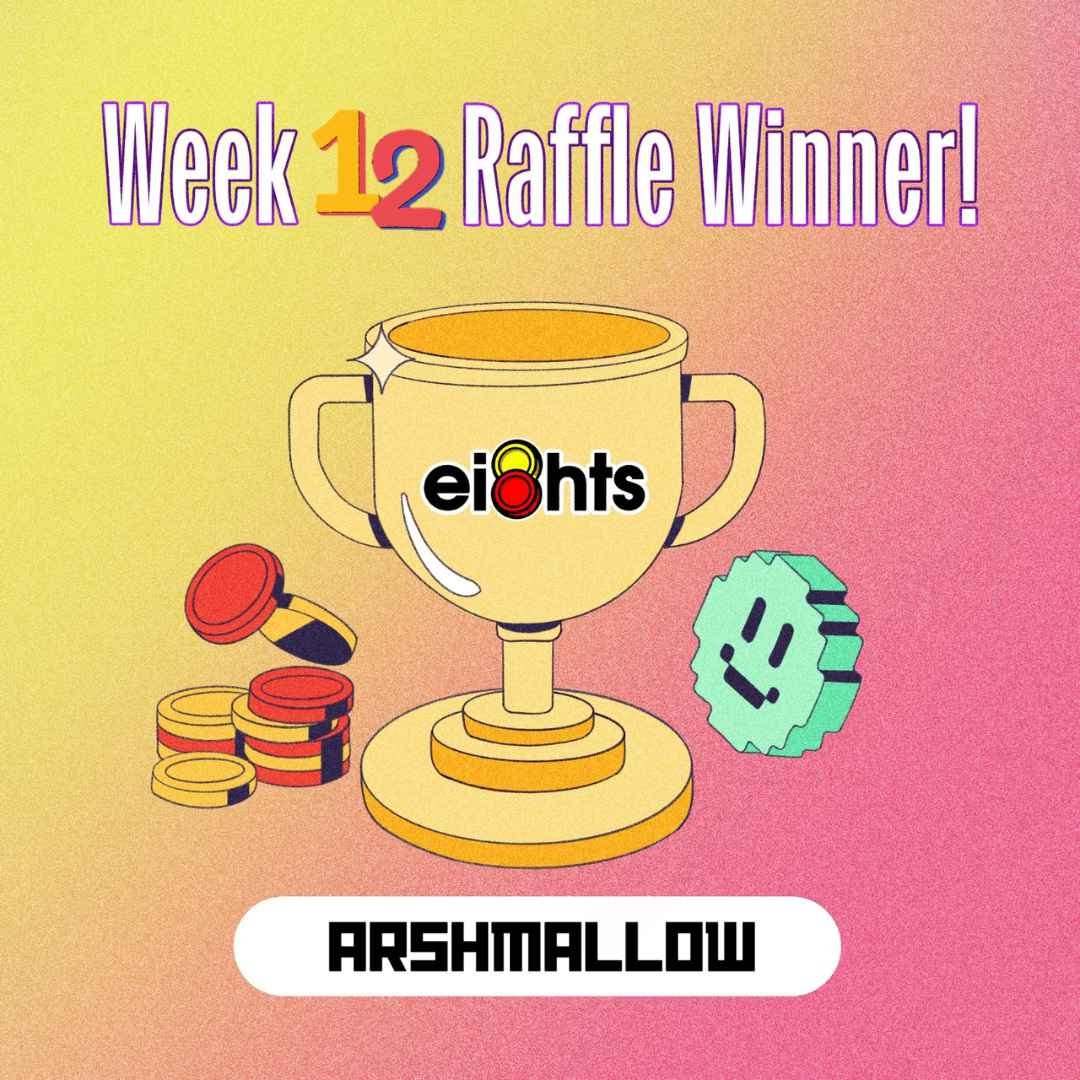 eightsgg's tweet photo. Congratulations @AbDullFace 🎉
The wind of luck finally blew in your favor! 

#raffle #Web3 #communityraffle https://t.co/8nuOaxzMfj