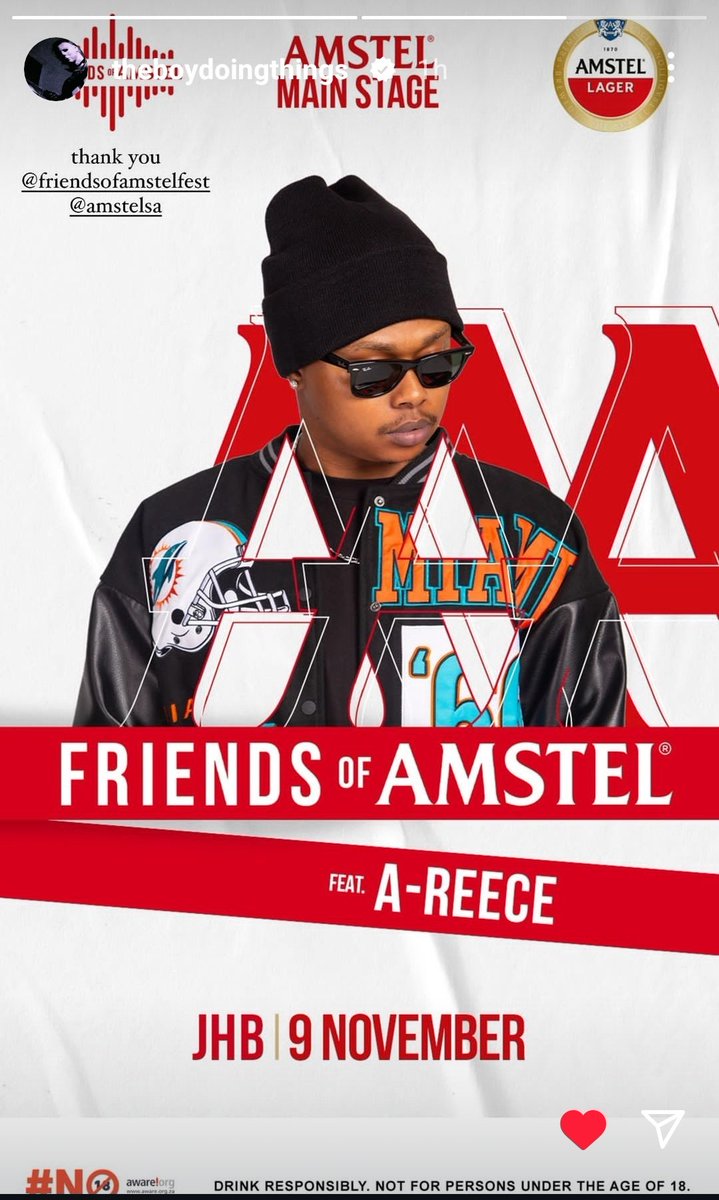 BricorOuttaHere's tweet image. Finally we got people who have respect for Reece, nah s/o to @AmstelSA for knowing who the real GOAT is. Make sure y'all up and see the boy. #FriendsOfAmstel