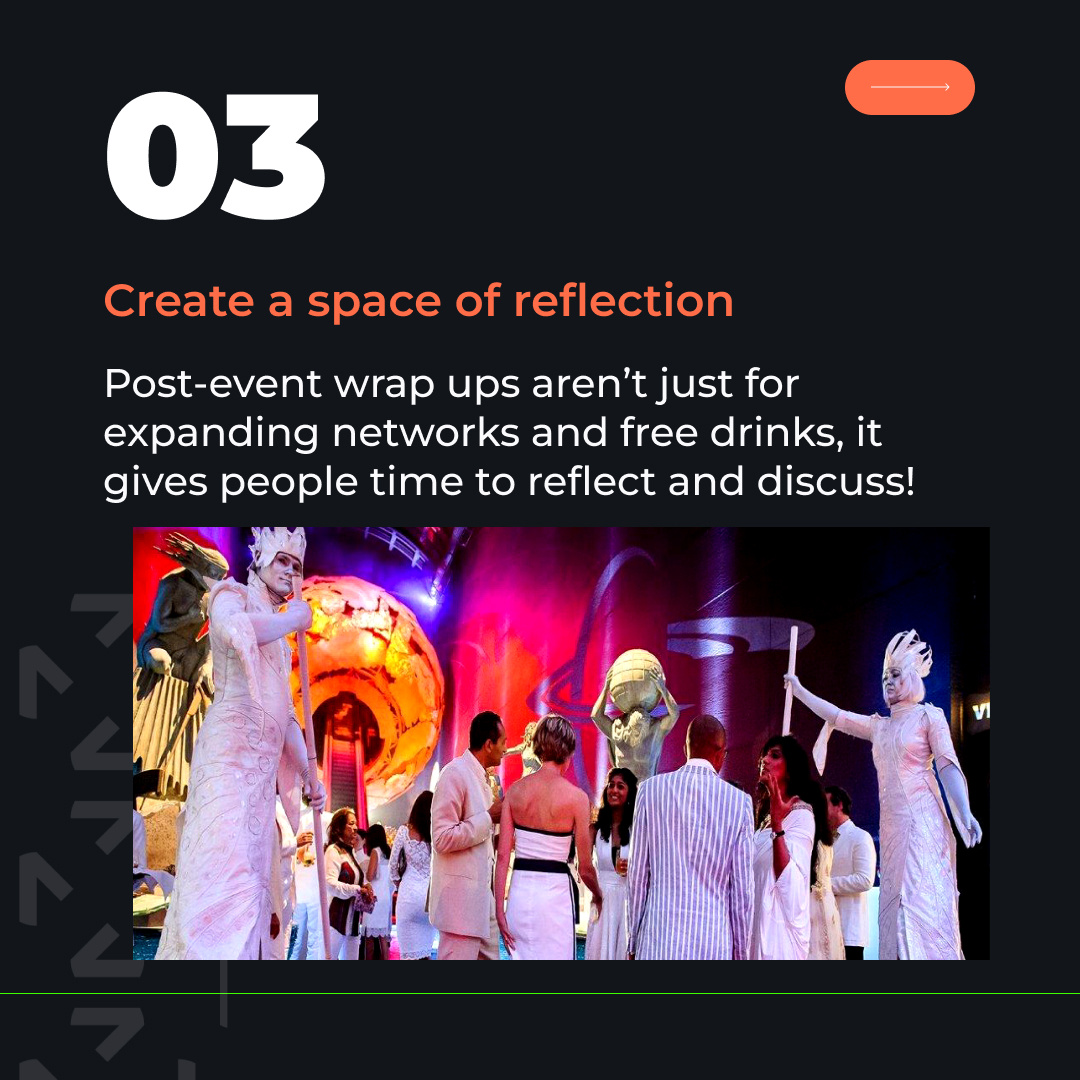 What’s the difference between run-of-the-mill content that gets forgotten and content that makes a lasting impact? 🤔

You need to ask yourself “What do we want the audience to take from this?”

#EventProfs #EventPlanning #EventStrategy