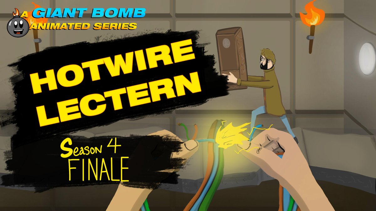 The Blight of Alone in the Dark comes to a thrilling but mostly confusing end in...
HOTWIRE LECTERN: youtu.be/TgmdiHxVA_Y

Starring @tolkoto <a href="/JeffGrubb/">Grubb</a> <a href="/DanRyckert/">Dan Ryckert</a> |
<a href="/giantbomb/">World’s Famous Giant Bomb</a> | #blightclub #animation