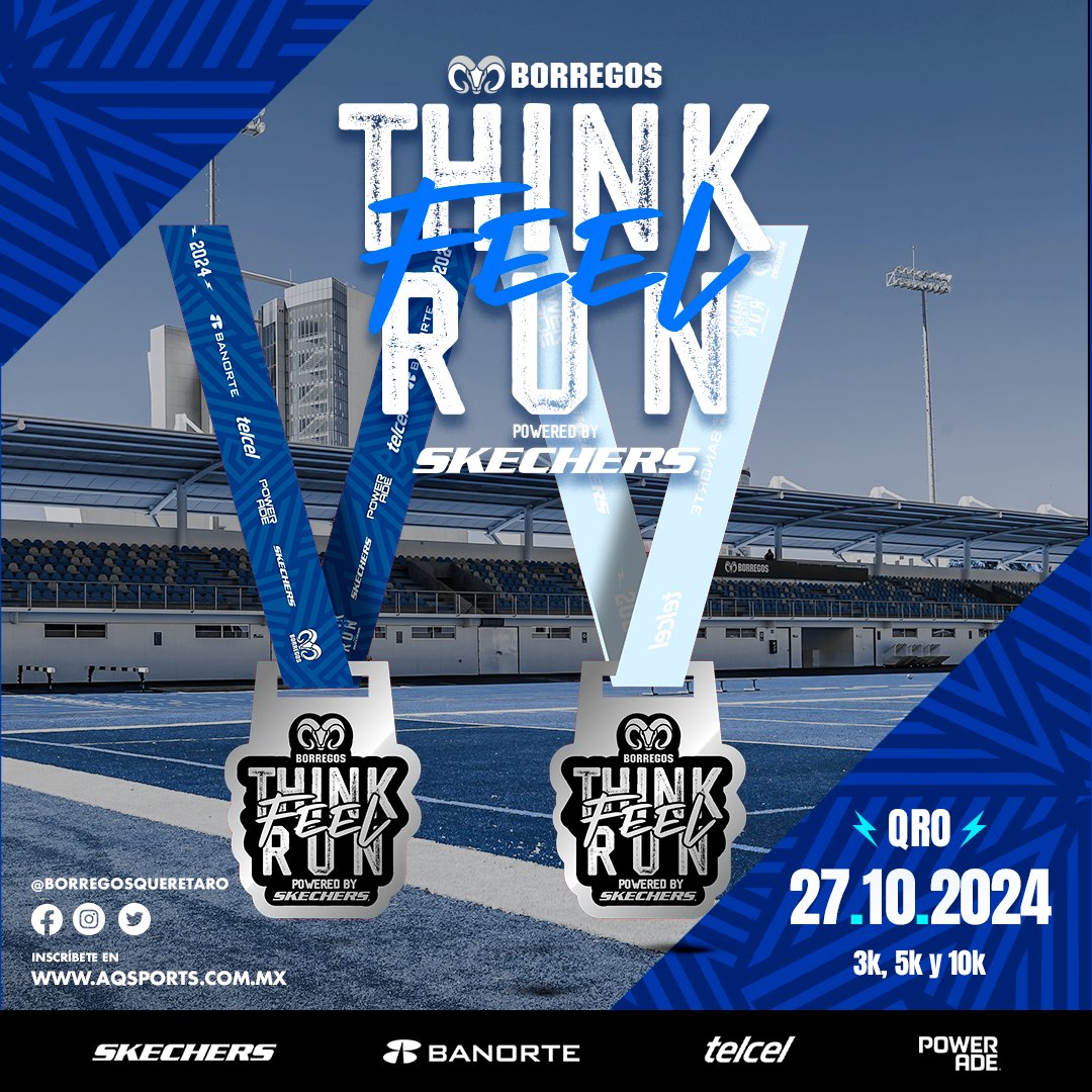 BorregosQRO's tweet photo. CONOCE LAS MEDALLAS 🥈🥈
¡La carrera Think Feel Run se acerca! Inscríbete y participa este próximo domingo 27 de octubre. 🏃‍♂️✨

¿Aún no te has inscrito? Ingresa a https://t.co/ldAPf2DyAX
¡Sólo faltas tú!

#ForeverRunner #ThinkFeelAndRun #RunBorregos #SkechersMX
@TECcampusQRO https://t.co/deFa1fs5oi