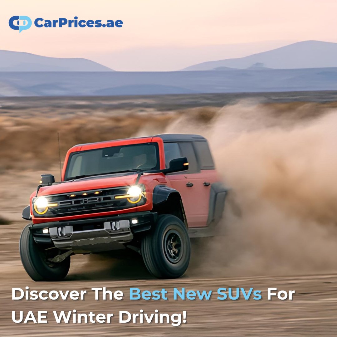 CarPricesAe's tweet photo. Discover the best new SUVs for UAE winter driving!

Explore top picks with 4WD, safety features, and more for city commutes and desert adventures.

Read More: https://t.co/6VwfW7AwOv

#UAEWinter #SUVLife #4WDAdventures #SUVinDubai #DubaiLife #UAEAutomotive #DubaiAutomotive #Dubai https://t.co/yjpCXFkOM7