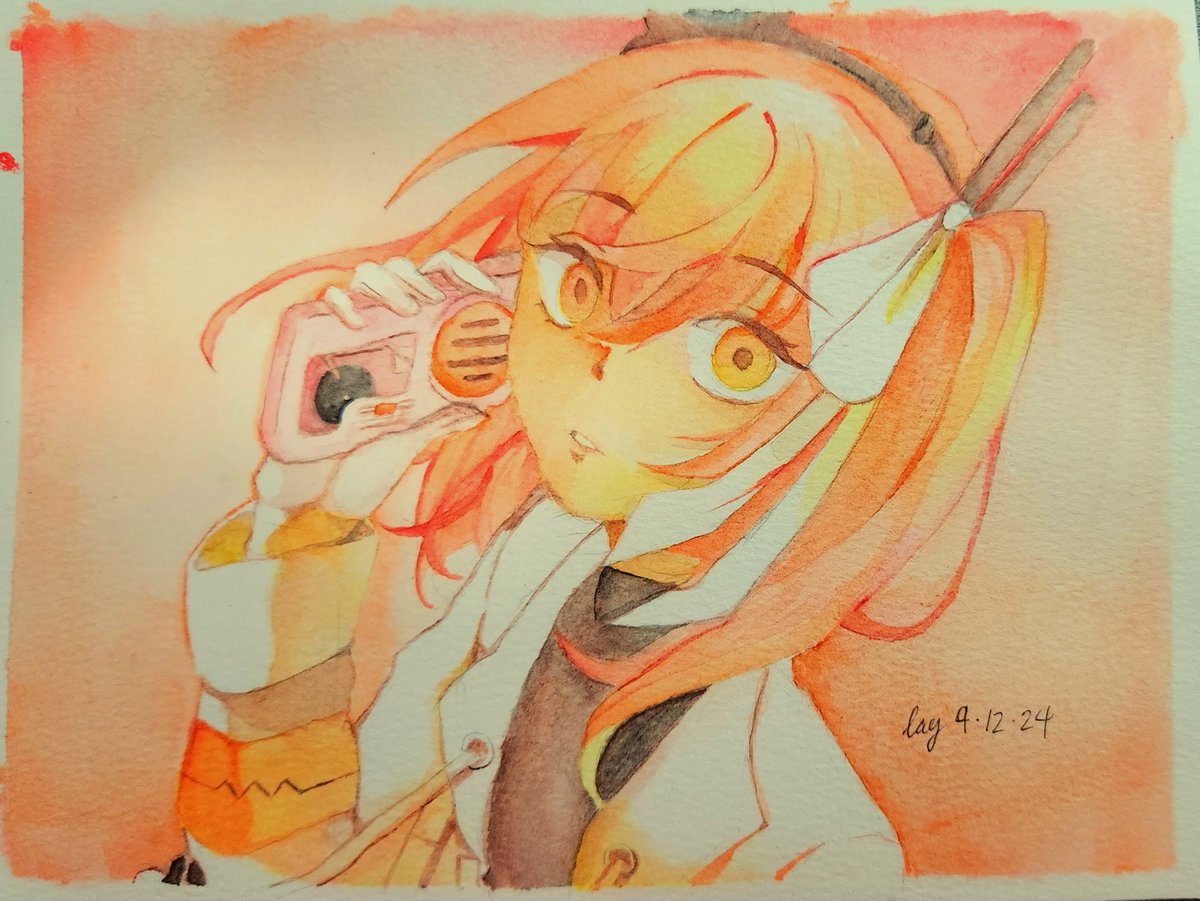 lagrimaism's tweet photo. It's #PortfolioDay? Nice to meet you, I'm redfish. I work with digital and watercolor mediums and sometimes dabble in animation! https://t.co/RcbF8Kt2ln