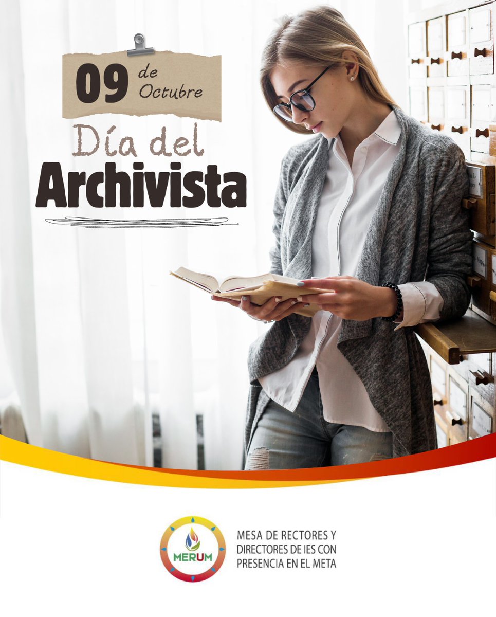 📚🗂️ En el Día del Archivista, rendimos homenaje a quienes organizan, preservan y protegen nuestra historia y documentos. Gracias a su labor, podemos mantener viva la memoria institucional y garantizar el acceso a la información. 🙌✨

¡Aplaudimos su compromiso y dedicación!