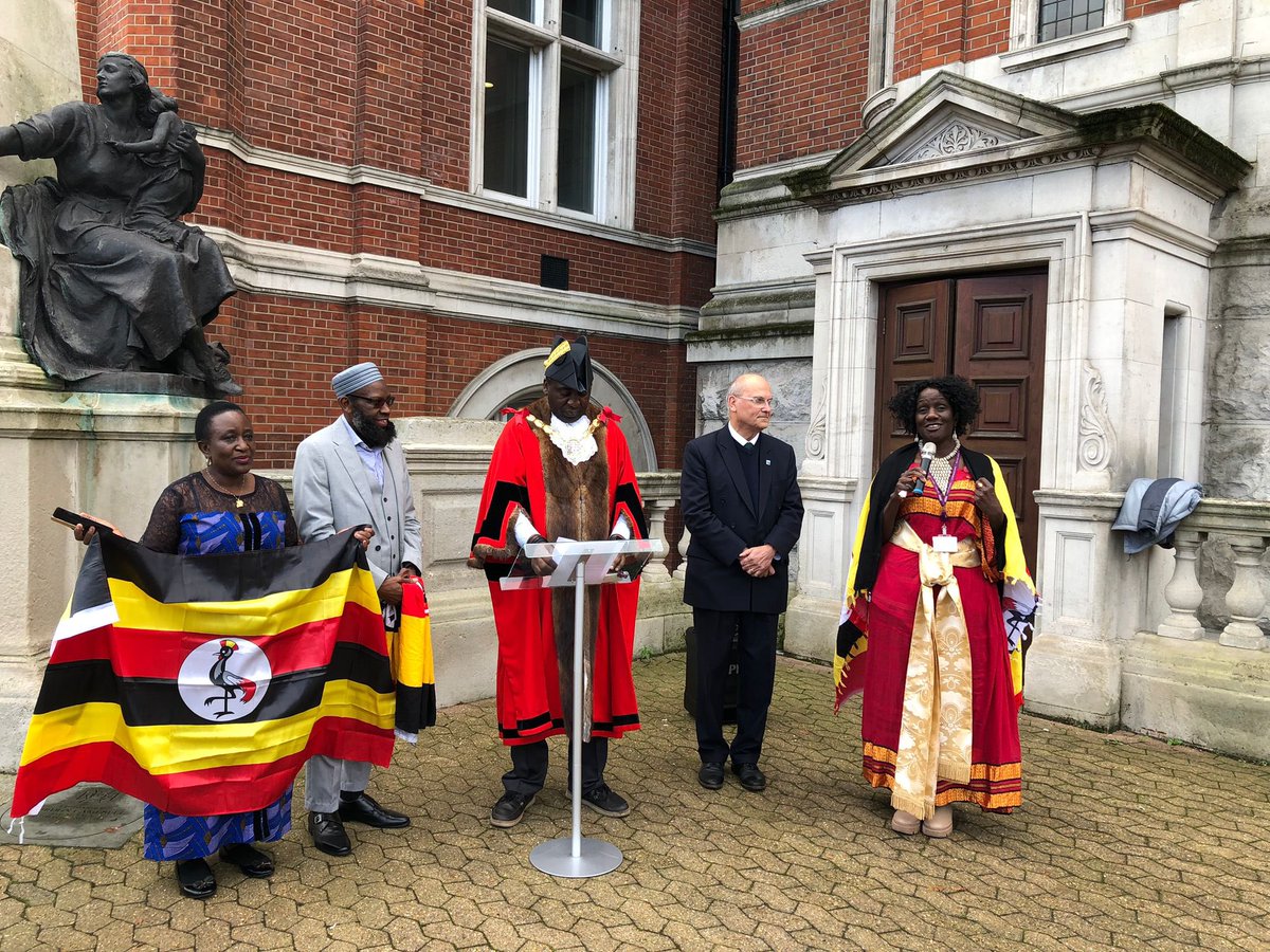 Civic Mayor of Croydon (@civicmayorlbc) on Twitter photo Croydon celebrates Uganda Independence Day today, 9th October.
I am honoured and proud to raise Uganda National Flag at the Town hall.
God bless Uganda
<a href="/KolaAgboola3/">Kola Agboola</a> Croydon celebrates Uganda Independence Day today, 9th October.
I am honoured and proud to raise Uganda National Flag at the Town hall.
God bless Uganda
<a href="/KolaAgboola3/">Kola Agboola</a>