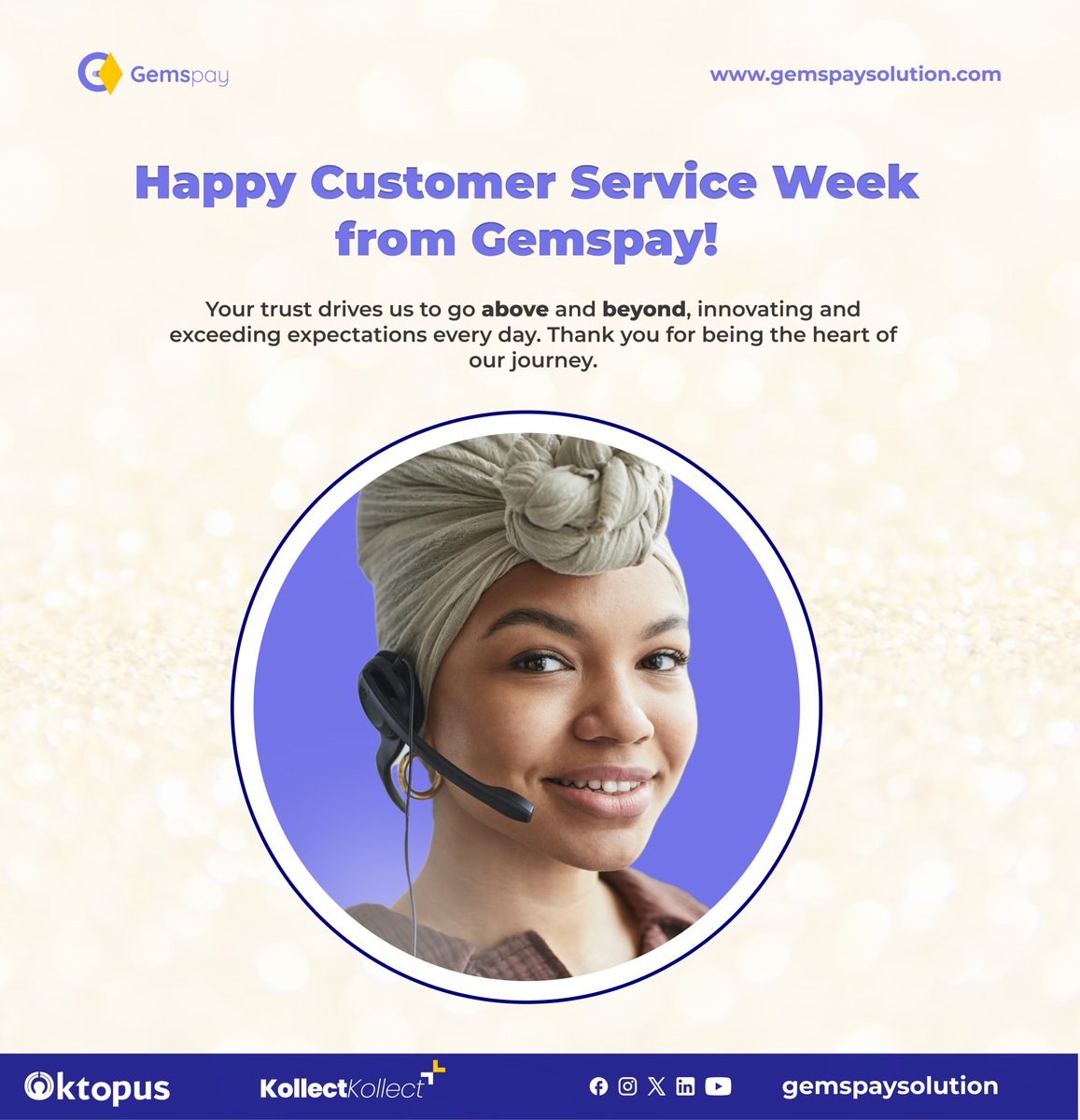 gemspaysolution's tweet image. Going above and beyond for our customers is more than a commitment, it’s the heart of everything we do. Your trust inspires us to innovate, evolve, and set new standards every day. Thank you for being part of our journey to exceed expectations.&quot;

#aboveandbeyond #gemspay