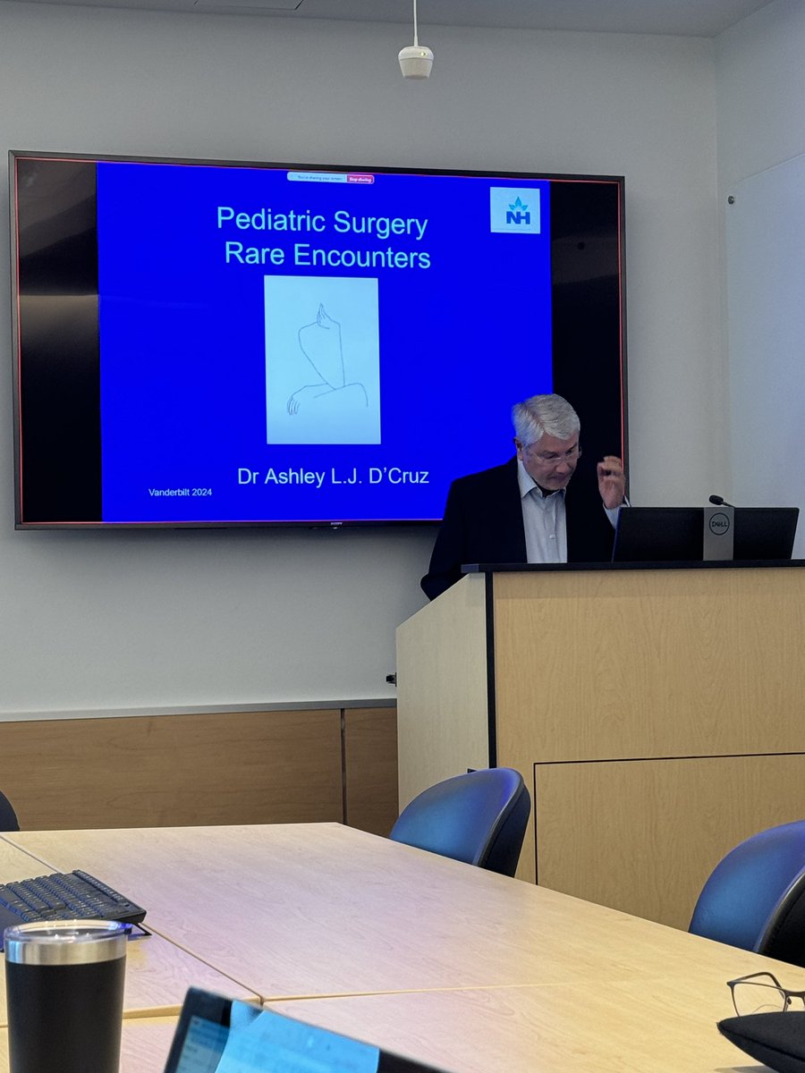 Vikas Gupta (@vikasgupta523) on Twitter photo Incredible privilege to learn from venerable Dr Ashley DāCruz - sharing rare encounters from a nearly 40 year career as a pediatric surgeon in Bangalore. Special moment as he was introduced by his son (and my senior fellow) Roshan DāCruz. <a href="/VUMCchildren/">Children's at VUMC</a> <a href="/BoLovvorn/">Bo Lovvorn</a> <a href="/PedsTraumaMan/">Jeffry Upperman</a> Incredible privilege to learn from venerable Dr Ashley DāCruz - sharing rare encounters from a nearly 40 year career as a pediatric surgeon in Bangalore. Special moment as he was introduced by his son (and my senior fellow) Roshan DāCruz. <a href="/VUMCchildren/">Children's at VUMC</a> <a href="/BoLovvorn/">Bo Lovvorn</a> <a href="/PedsTraumaMan/">Jeffry Upperman</a>