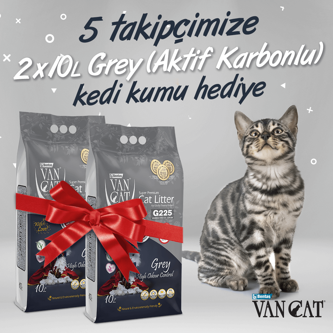 🎁 VanCat Ekim Çekilişi! 🎁

Çekilişimize katılmak için:
🐾 <a href="/VanCatTurkiye/">VanCat Türkiye</a> sayfamızı takip et,
🐾 Bu gönderiyi beğen,
🐾 Bir arkadaşını yoruma etiketle!

5 takipçimize 2x10 L VanCat Aktif Karbonlu #KediKumu #Hediye! 😻

🛎 Çekiliş sonuçları 16 Ekim'de açıklanacaktır.