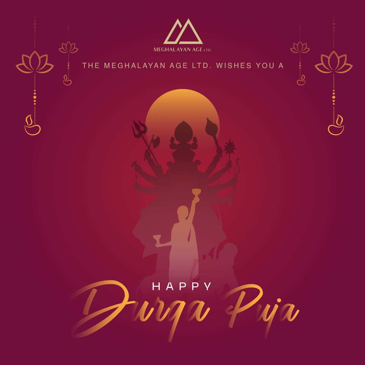 The Meghalayan Age Ltd. would like to wish you a happy and joyous Durga Puja!