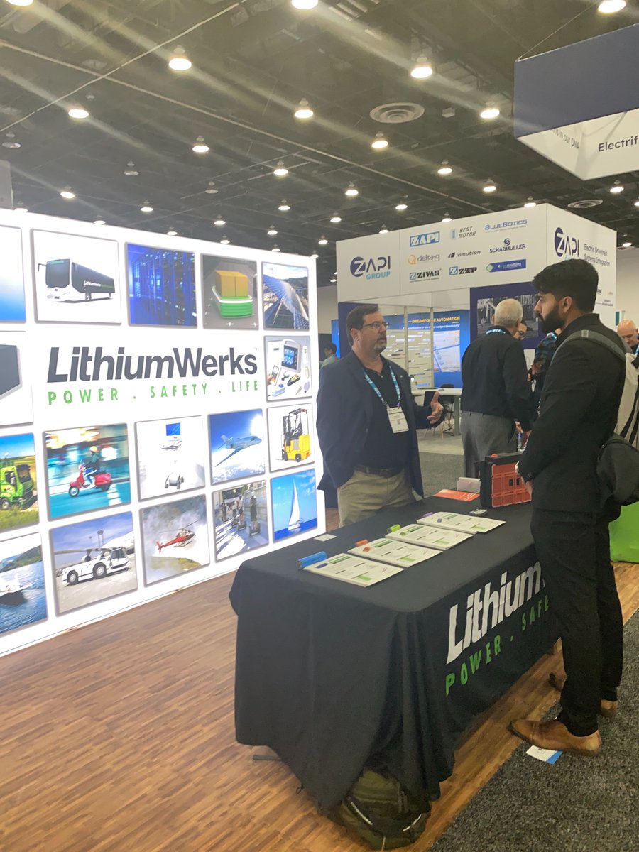 #BatteryShow2024 kicked off yesterday in Detroit. Attendees discovered the advantages of #lithium iron phosphate technology for their battery solutions at our booth. Join us today and tomorrow Booth #5422.