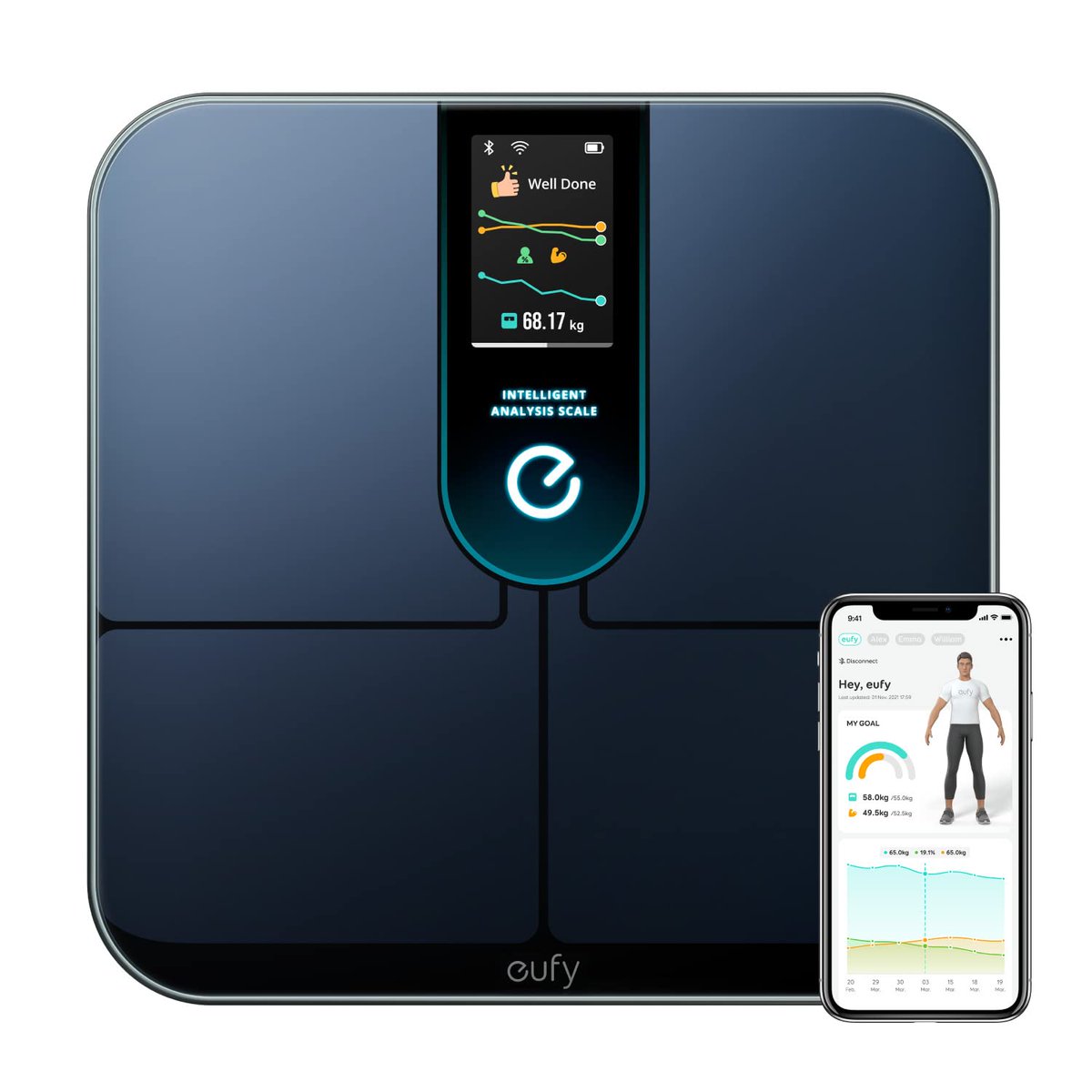 eufy by Anker Wi-Fi Fitness Tracking Smart Scale P3 -- Save 33% -- JUST $59.99

amzn.to/4eYvIaD

#smartscale #smartscales #smartscaledeals #smartscaledeal #fitnesstracking #fitnesstracker #scales #scale #weightscale #fitness #fitnessdeals #fitnessdeal #anker