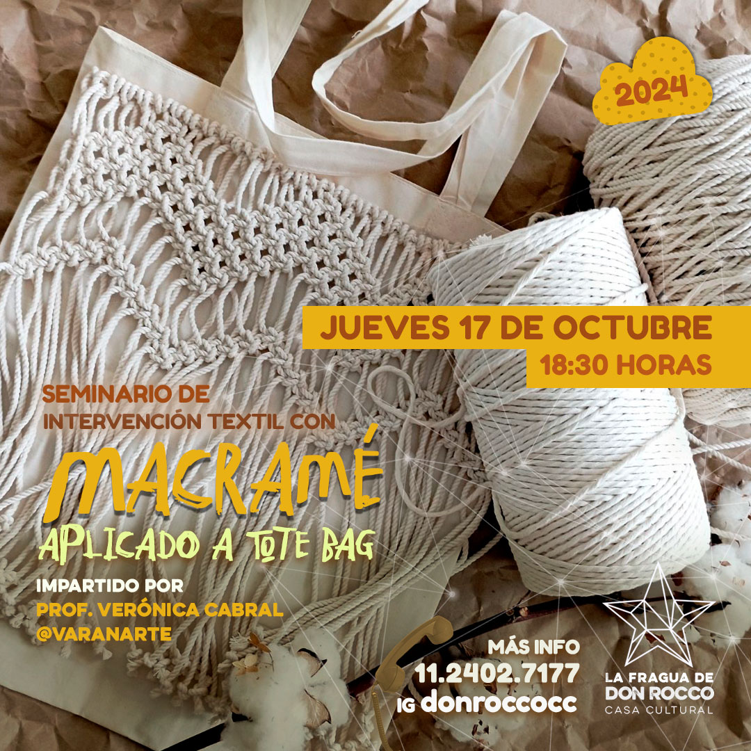 donroccocc's tweet photo. Te esperamos! 
Solicitá más info -> https://t.co/4WWwC8SVEf
Avellaneda centro-Buenos Aires

#donroccocc #avellaneda #macrame #boho #totebag https://t.co/VWqH1oP26a