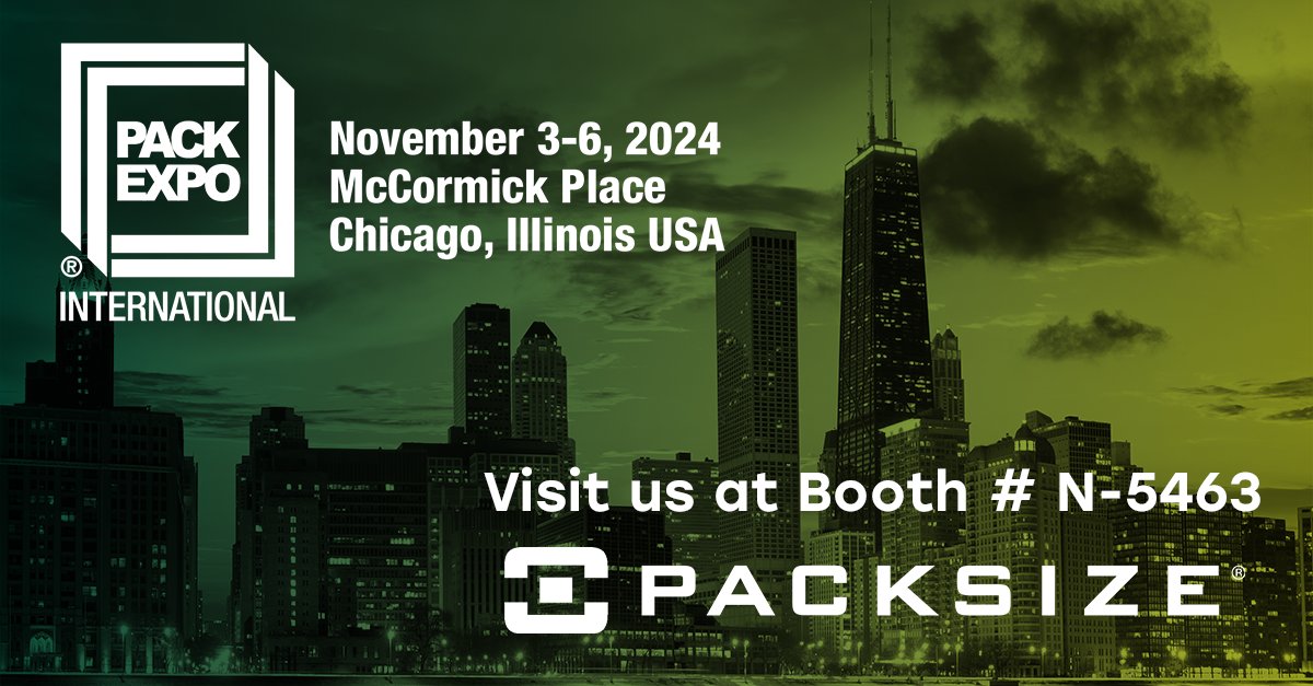 Less than one month until PACK EXPO!  If you're in the Windy City, visit us at Booth #N-5463 to experience our latest technology that seamlessly maximizes your entire workflow and packaging environment.