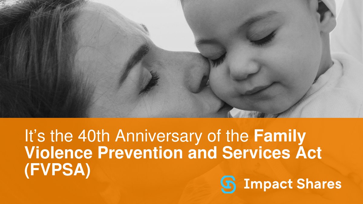 Today we honor the anniversary of the Family Violence Prevention and Services Act (FVPSA), the first Federal commitment to create a pathway to safety for survivors of domestic violence and their children.