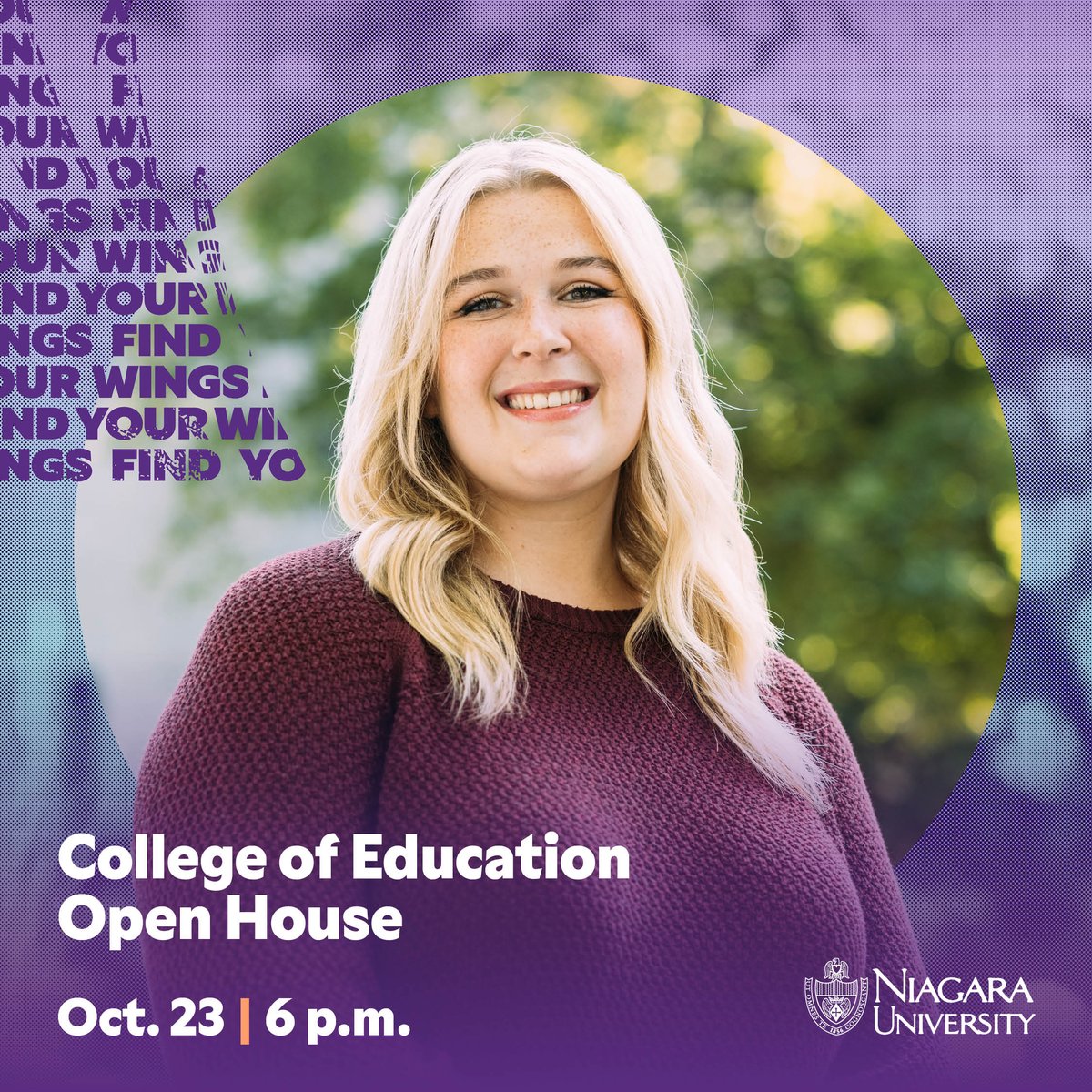 Ready to find your wings as a teacher? 🍎

Discover how NU can help you take off to new heights at our College of Education Open House. Current students and faculty of the college will be on hand to chat about our numerous teacher education programs.

bit.ly/4eH7rX1