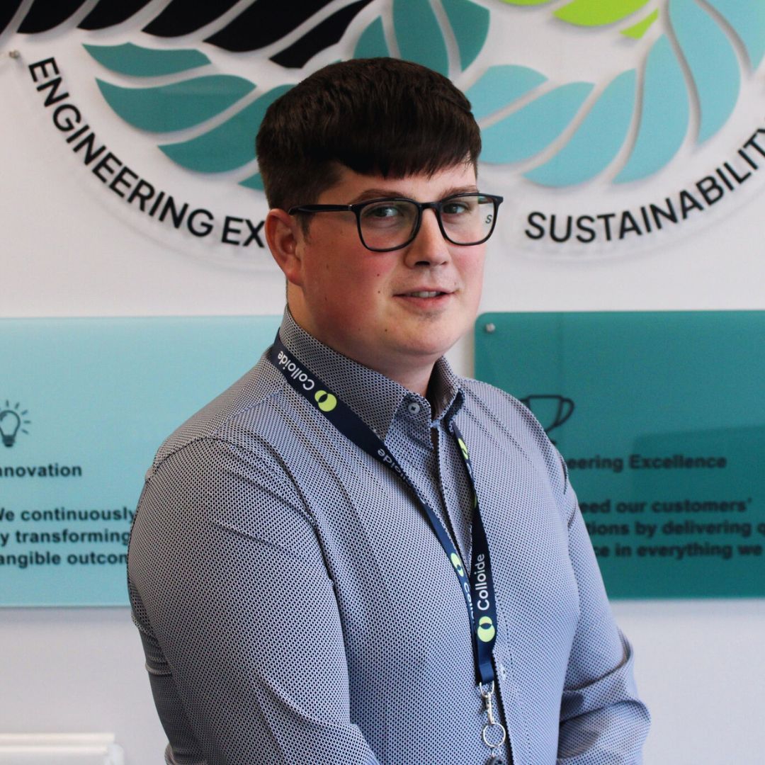 Colloide's tweet image. #WelcomeRyan to #TeamColloide! 

Ryan is joining us as #ElectricalDesignEngineer and has had an interest in electricity and it’s capabilities from a young age, his passion will undoubtedly be a driving force in our design team.

We are excited to have you on board, Ryan! 💚