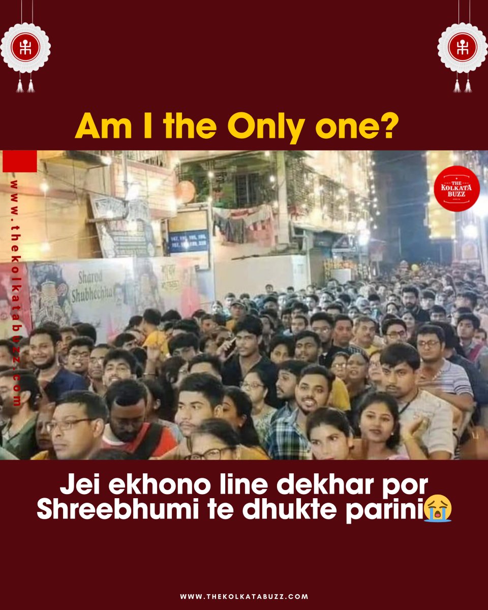 The Kolkata Buzz (@thekolkatabuzz) on Twitter photo Aar bolo ke ke Shreebhumi te ekhono dhukte paroni?
.
.
Keep following <a href="/thekolkatabuzz/">The Kolkata Buzz</a> for more 🌺
.
.
.
#durgapuja #thekolkatabuzz #kolkatabuzz #kolkata #trending #festival #fyp Aar bolo ke ke Shreebhumi te ekhono dhukte paroni?
.
.
Keep following <a href="/thekolkatabuzz/">The Kolkata Buzz</a> for more 🌺
.
.
.
#durgapuja #thekolkatabuzz #kolkatabuzz #kolkata #trending #festival #fyp