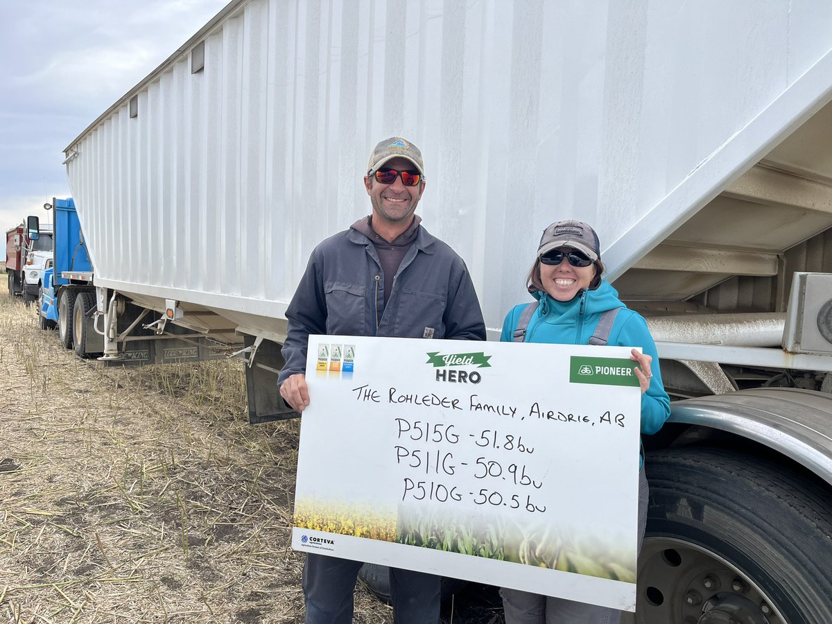 Alex Shuttleworth, CCA (@crocus_ag) on Twitter photo An awesome #YieldHero24 #YHContest entry from my last plot taken off on Friday 🥳 <a href="/chinookag/">Craig Shand</a> <a href="/PioneerSeedsCA/">Pioneer Seeds Canada</a> An awesome #YieldHero24 #YHContest entry from my last plot taken off on Friday 🥳 <a href="/chinookag/">Craig Shand</a> <a href="/PioneerSeedsCA/">Pioneer Seeds Canada</a>