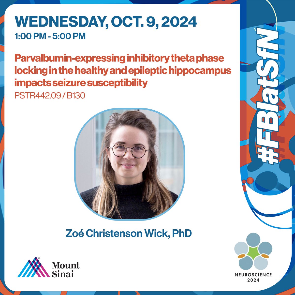 Friedman Brain Institute (@sinaibrain) on Twitter photo EXCITING work coming out of the <a href="/tristanshuman/">Tristan Shuman</a> lab! CHECK IT OUT at #SfN24 as <a href="/ZoeChristenson/">Zoé Christenson Wick, PhD</a>, <a href="/SimonsFdn/">Simons Foundation</a> Independence Awardee, presents her latest work on #Epilepsy. TODAY from 1-5pm! #FBIatSfN <a href="/SfNtweets/">Society for Neuroscience (SfN)</a>
Abstract👉abstractsonline.com/pp8/#!/20433/p… EXCITING work coming out of the <a href="/tristanshuman/">Tristan Shuman</a> lab! CHECK IT OUT at #SfN24 as <a href="/ZoeChristenson/">Zoé Christenson Wick, PhD</a>, <a href="/SimonsFdn/">Simons Foundation</a> Independence Awardee, presents her latest work on #Epilepsy. TODAY from 1-5pm! #FBIatSfN <a href="/SfNtweets/">Society for Neuroscience (SfN)</a>
Abstract👉abstractsonline.com/pp8/#!/20433/p…