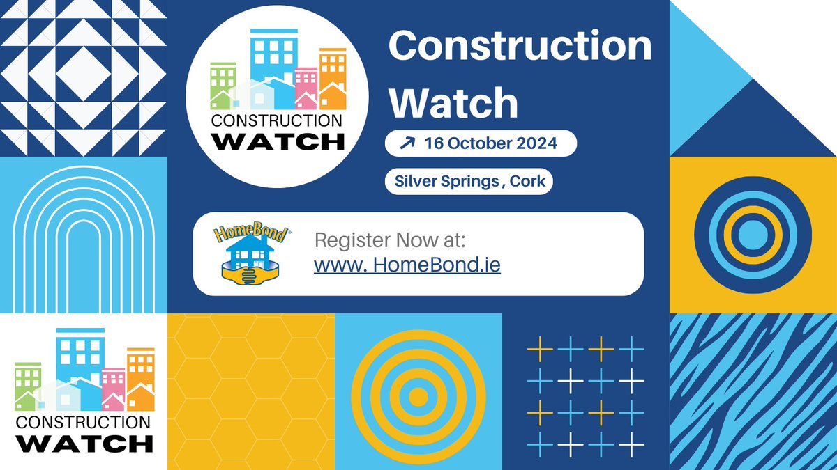 We are exhibiting at the <a href="/homebondtweets/">HomeBond</a>  #ConstructionWatch2024 event on October 16th in Cork.
Drop by our stand and find out more about our construction insurance solutions including Contractors All Risks, Public Liability, Products Liability, Professional Indemnity and more.