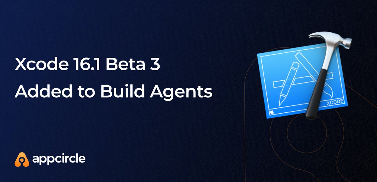 appcircleio's tweet photo. Quick update! 🚀
#Appcircle has added support for #Xcode 16.1 Beta 3 within 24 hours of its release! Now, you can build with Apple's latest version.
Access the new version in just two clicks with Appcircle!
https://t.co/UCTF4pT1cW
#Xcode16 #MobileDev #Innovation https://t.co/vbSm22cwph
