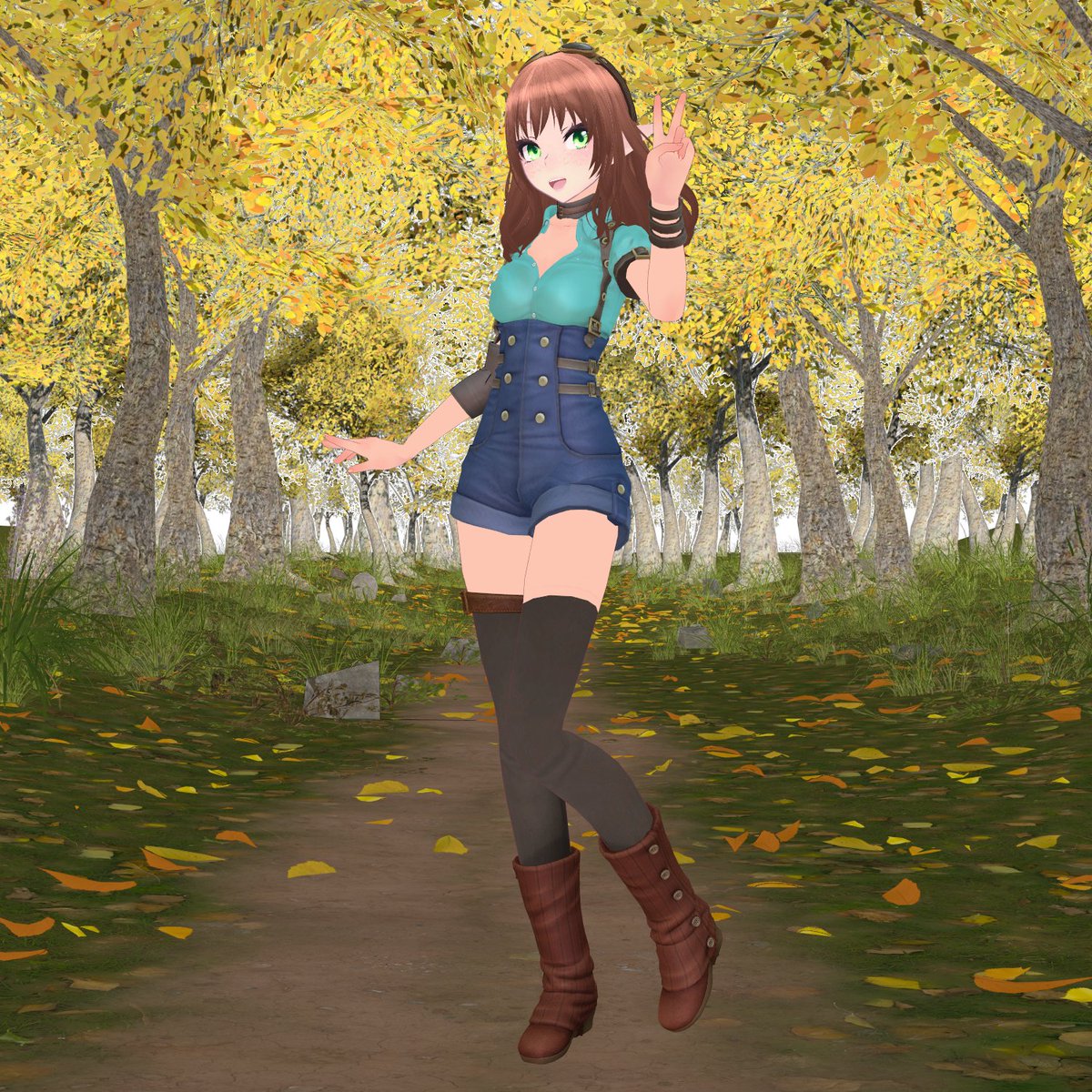swing_shine's tweet photo. Introducing Lorelei 2.0! 
Lorelei: "I feel like a brand new android! I think I like this new form and these cute new outfits!" https://t.co/3l20lMw6ns