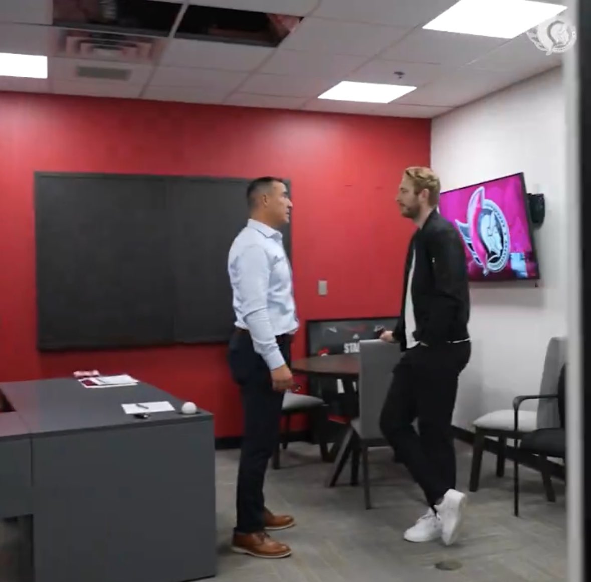 The sens can’t afford to fix the ceiling because all the money just went to Ullmark