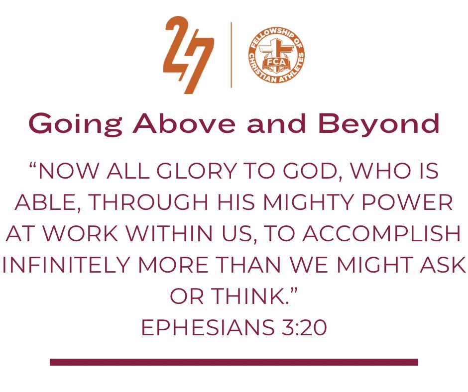 “Our imaginations cannot even start to comprehend the magnitude of how God’s plan far exceeds any plan we create for ourselves.”

For more of this devotional visit here: 

fcaresources.com/devotional/goi…