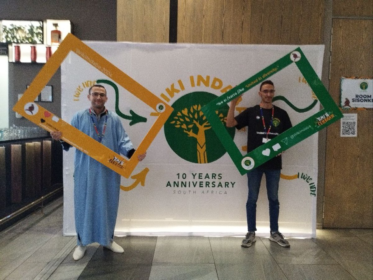 Wikimedia Morocco | ويكيميديا المغرب (@wikimedia_ma) on Twitter photo Rachid Ourkia, Reda Benkhadra, and Abdelilah Jalal represented Wikimedia Morocco at WikiIndaba 2024 in South Africa, with Rachid and Reda sharing insights on managing large user groups in a panel discussion.
📸Africany, CC0, via Wikimedia Commons
#wikiindaba #wikiindaba2024 Rachid Ourkia, Reda Benkhadra, and Abdelilah Jalal represented Wikimedia Morocco at WikiIndaba 2024 in South Africa, with Rachid and Reda sharing insights on managing large user groups in a panel discussion.
📸Africany, CC0, via Wikimedia Commons
#wikiindaba #wikiindaba2024