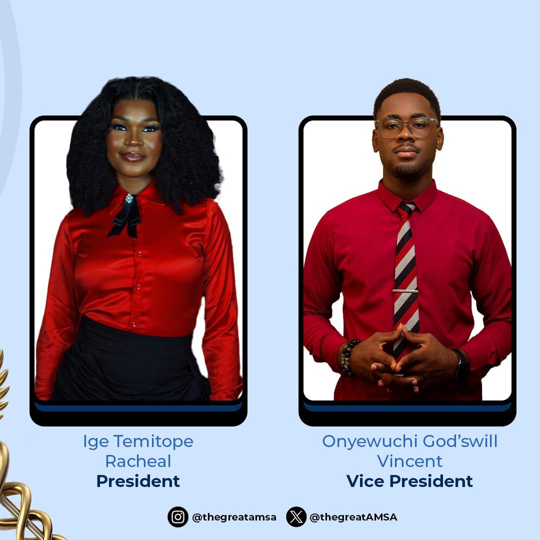 thegreatAMSA's tweet photo. Introducing (drumrolls🥁🥁) your new AMSA executives https://t.co/r5TrQHD5oe