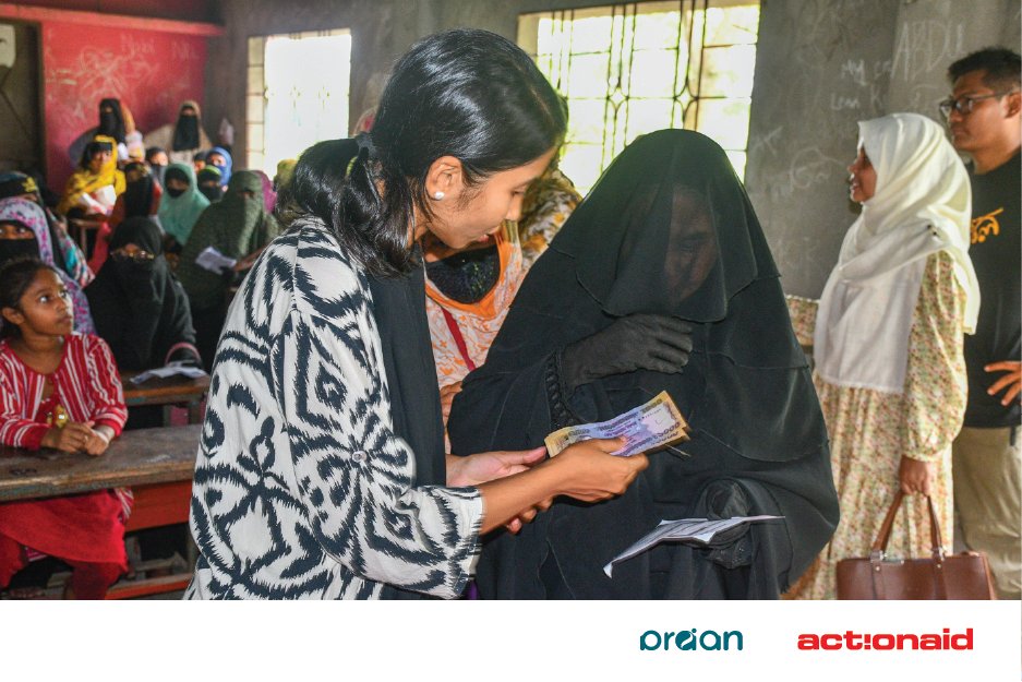 Today, <a href="/PRAANbd/">Participatory Research & Action Network- PRAAN</a> delivered cash assistance totaling 1,170,000 BDT to 195  flood-affected families in Sonapur Union, Sonaimuri, Noakhali. This initiative is part of the project `Immadiate Humanitarian Response to Flodding in Eastern Banladesh', supported by <a href="/AABangladesh/">ActionAid Bangladesh</a>.