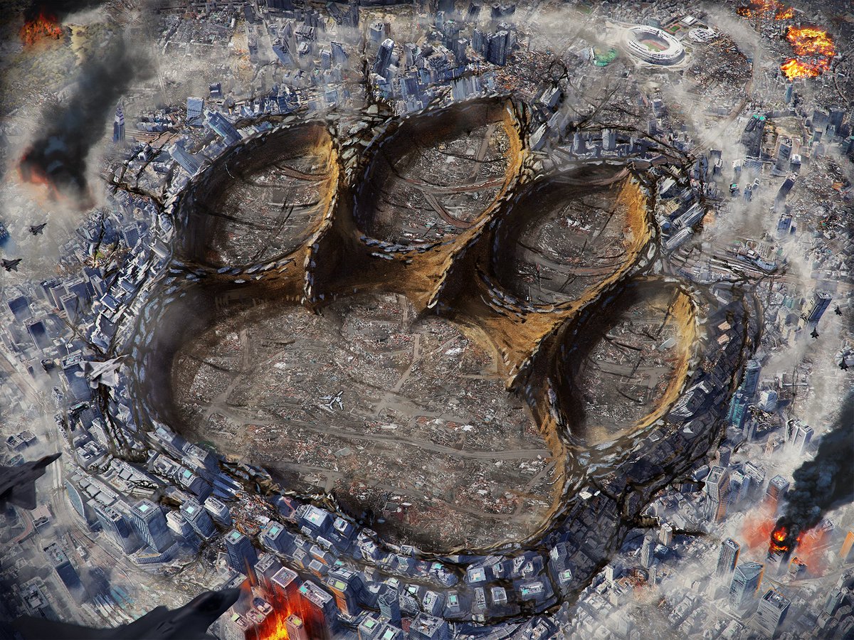 Wolfie (@macrowolfie) on Twitter photo Comm for <a href="/JazzyFroimar/">LongBoi Jazzy</a> ~ just one of the pawprints from thousands created that day~ few growing laps covering the whole planet in no time~ Comm for <a href="/JazzyFroimar/">LongBoi Jazzy</a> ~ just one of the pawprints from thousands created that day~ few growing laps covering the whole planet in no time~