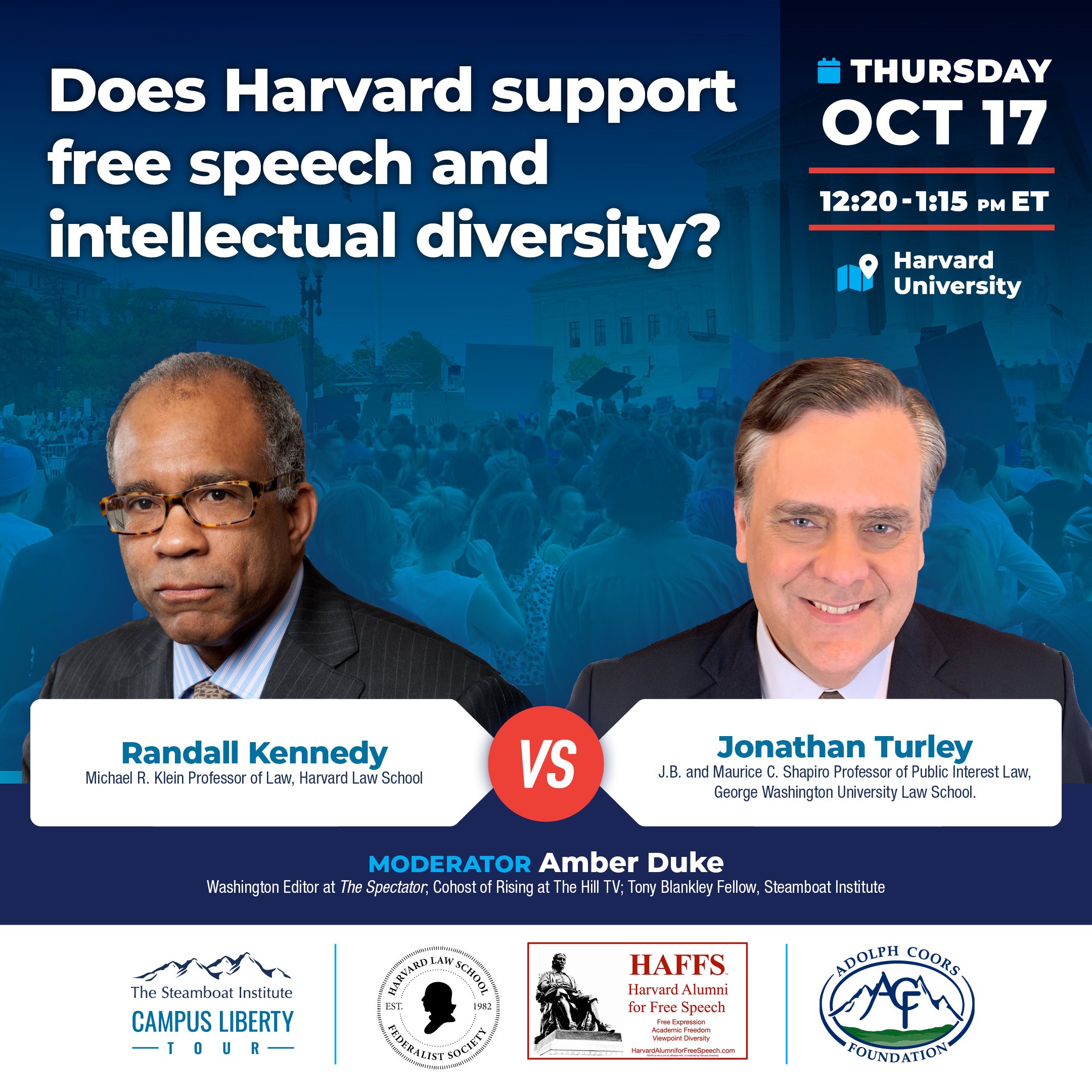 Jonathan Turley on X: &ldquo;Organizers just posted an upcoming debate 